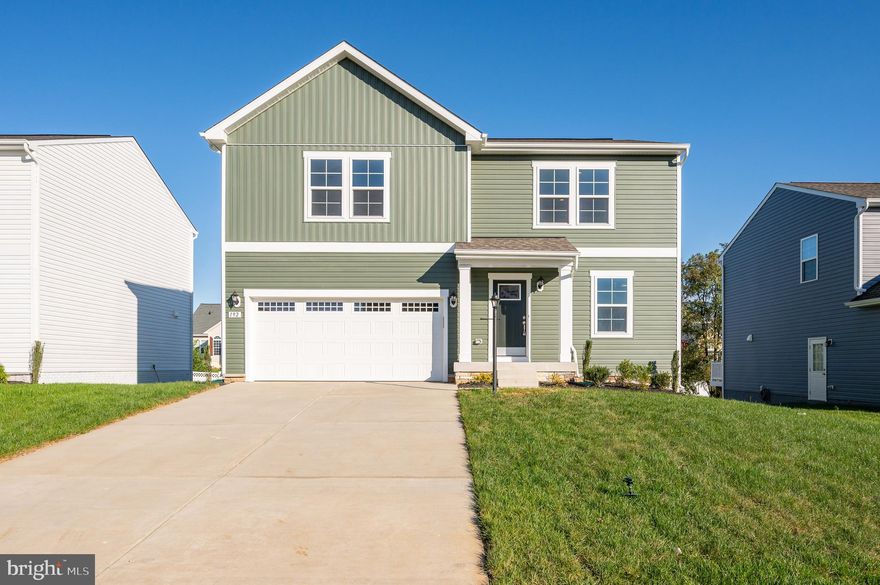 **FOR RENT!** Step into this captivating 4-bedroom, 3.5-bathroom single-family home, located at 192 Ludgate Manor in the sought-after community of The Overlook at Riverside in Falling Waters, WV. With over 2,500 sqft of living space and a 2-car garage, this brand-new home is thoughtfully designed for both comfort and convenience. As you enter, you'll be welcomed by a spacious living room that seamlessly flows into a beautifully upgraded kitchen, complete with granite countertops, an oversized island, and stainless steel appliances. Adjacent to the kitchen is a generously sized dining area, perfect for gatherings. The main level also features a convenient half bath and a versatile flex room, ideal for an office or playroom. Upstairs, the primary bedroom serves as a true retreat, offering a private ensuite bathroom and a large walk-in closet. The second level also includes three additional spacious bedrooms, a full hall bath, and a convenient laundry room with a washer and dryer included. The finished basement, complete with a full bathroom, provides even more living space—perfect for entertaining. This home is ideally situated for commuters, with easy access to I-81 and nearby shopping centers. The community offers a variety of amenities, including a playground, dog park, basketball court, and more. Prospective residents should note the following prerequisites: a thorough credit and background check is required, a minimum FICO score of 650, and the monthly income must be at least three times the rent amount. Smoking is strictly prohibited, and pets are considered on a case-by-case basis with additional pet rent and deposit. Don’t miss the opportunity to schedule a viewing of this beautiful home!