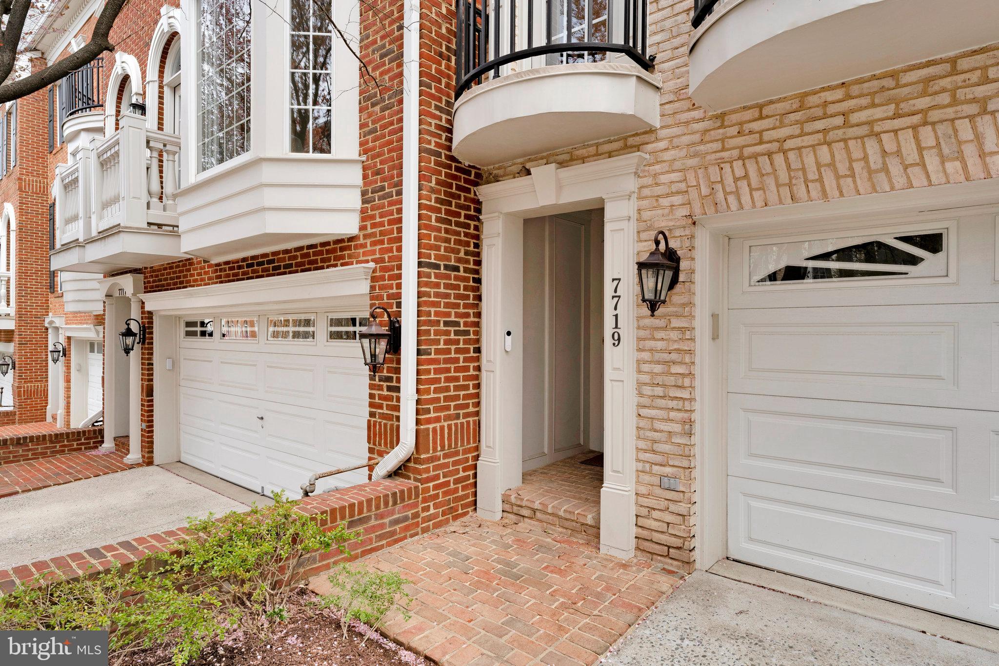 Elegant 4 level townhome in the exclusive gated community of McLean Place Townhomes offering luxurious privacy and optimal accessibility to all you need! Exquisitely designed home features an open interior that wraps itself around the grand hallmark of the home, the 4 level spiral staircase. 9ft+ ceilings throughout the main living levels, and 20 ft soaring ceilings in the Owner’s Suite. Hardwood floors throughout. Main level features the formal dining room and adjacent Living Room with 4 Juliet balconies, and a half bath. Lovely kitchen with granite countertops, gas cooktop, and a breakfast area overlooking the family room filled with abundant natural light. 3 Bedrooms all with ensuite bathrooms and spacious closets on the 2 upper levels. The lavish Owner’s Suite features a reading nook, walk-in closet and spacious second closet. Luxurious spa-like ensuite bathroom has a dual sink vanity, soaking tub, separate shower, and water closet. Spacious 2-car garage has interior access and plenty of room for storage. Den on the entry level is a great space for an office or workout room with a half bath, and access to the back brick patio. 2 Zones heating & cooling. Fantastic location just inside the Beltway off Route 7, 1 mile from McLean Metro Station and nearby Wegmans, Tysons, Trader Joes, Whole Foods, and plenty of dining & shopping! Quickly access I-495, I-66, Dulles Toll Rd, GW Parkway, and more!