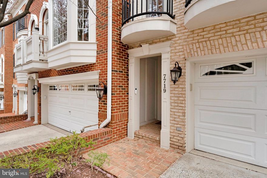 Elegant 4 level townhome in the exclusive gated community of McLean Place Townhomes offering luxurious privacy and optimal accessibility to all you need! Exquisitely designed home features an open interior that wraps itself around the grand hallmark of the home, the 4 level spiral staircase. 9ft+ ceilings throughout the main living levels, and 20 ft soaring ceilings in the Owner’s Suite. Hardwood floors throughout. Main level features the formal dining room and adjacent Living Room with 4 Juliet balconies, and a half bath. Lovely kitchen with granite countertops, gas cooktop, and a breakfast area overlooking the family room filled with abundant natural light. 3 Bedrooms all with ensuite bathrooms and spacious closets on the 2 upper levels. The lavish Owner’s Suite features a reading nook, walk-in closet and spacious second closet. Luxurious spa-like ensuite bathroom has a dual sink vanity, soaking tub, separate shower, and water closet. Spacious 2-car garage has interior access and plenty of room for storage. Den on the entry level is a great space for an office or workout room with a half bath, and access to the back brick patio. 2 Zones heating & cooling.  Fantastic location just inside the Beltway off Route 7, 1 mile from McLean Metro Station and nearby Wegmans, Tysons, Trader Joes, Whole Foods, and plenty of dining & shopping! Quickly access I-495, I-66, Dulles Toll Rd, GW Parkway, and more!