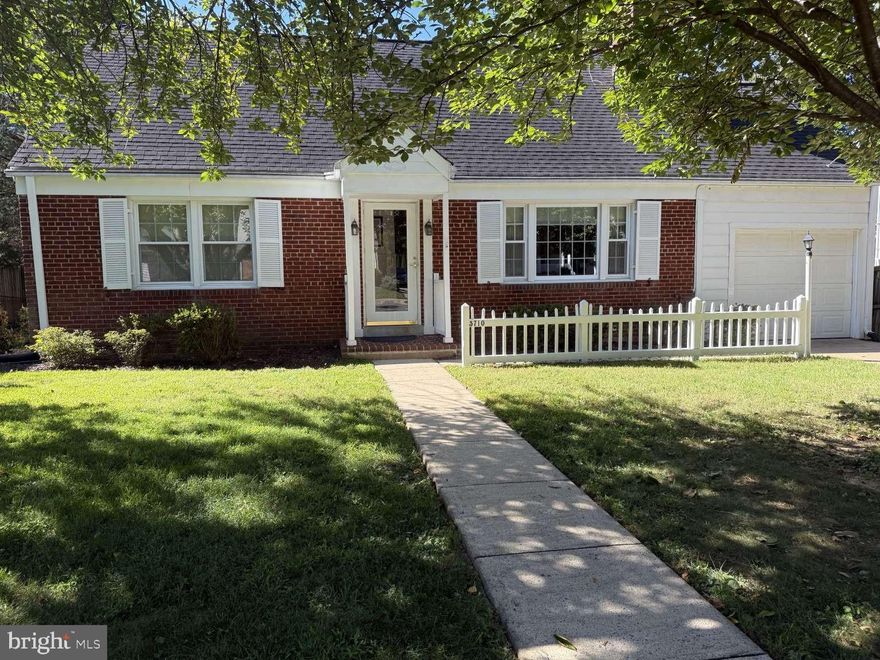 This charming Cape Cod has been well maintained and is offered for sale for the first time in over 58 years. The home includes 4 bedrooms, 2 full baths, a finished walkout basement, and a one car garage. The main level features hardwood floors, large bright living room with wood burning fireplace, dining room, kitchen, two bedrooms and a full bath. From the kitchen, you can walk out to a deck, patio, and oversized fenced backyard perfect for relaxing or entertaining. The second level includes two bedrooms and a full bathroom. The finished lower level offers a versatile space for an additional bedroom, den or a spacious open area, a large finished laundry room with walk out patio, and large utility room and workshop. Located a few blocks from Fleming Park and the Bethesda Trolley Trail, this home offers a prime location for outdoor activities. Outdoor enthusiasts will appreciate the proximity to numerous trails and parks nearby including Rock Creek Park, offering numerous venues for hiking, biking, and recreation. You'll also enjoy exceptional convenience with easy access to the Grosvenor Metro, Strathmore Music Hall, Wildwood Shopping Center, Georgetown Square and the vibrant areas of downtown Bethesda. For commuters, the home is ideally located near major highways, including I-495 and I-270.