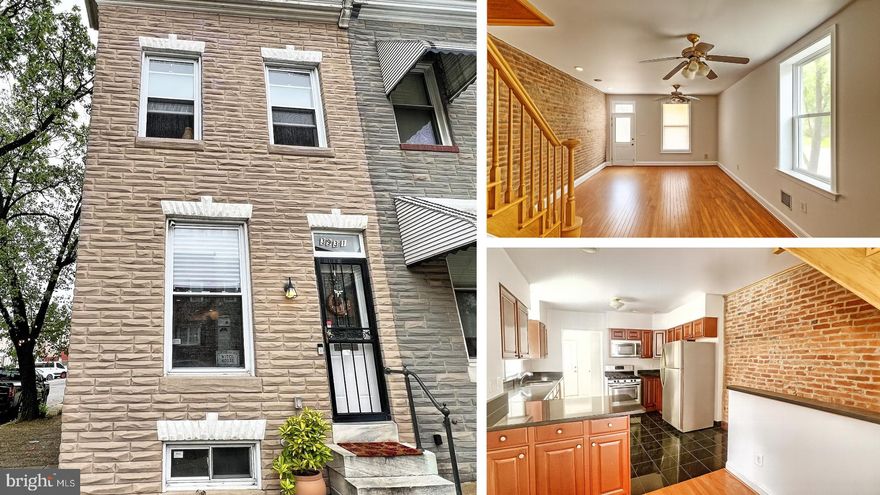 Charming 2 brms 2.5 baths EOG home in Highland Town. Nice open floorplan w/ exposed brick w/ first floor powder room and laundry.  HW floors throughout.  Two spacious bedrooms and two full baths upstairs, makes it ideal for a roommate situation. Cozy deck in the back, great for entertainment.