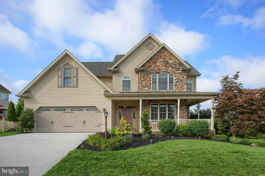 Outstanding home in Canterbury. Spacious, open flowing floor plan allows uninterrupted sight lines from a tasteful attractive eat in kitchen that features a corner sink with views of the neighborhood and directly into the family room complete with gas fireplace. Step outside to backyard ready for your family with covered deck, paver area for sunning, fenced in and play area swing set conveys! 4 large bedrooms, 3 1/2 baths, formal dining area and the cherry on top is the fully finished basement that offers an additional 800 square feet of elbow room with a expansive family room with a full bath and French glass doors that open into additional finished space that could be used for anything that your family needs such as office, den, playroom for the kids! First floor laundry room off kitchen makes this home a complete dream.