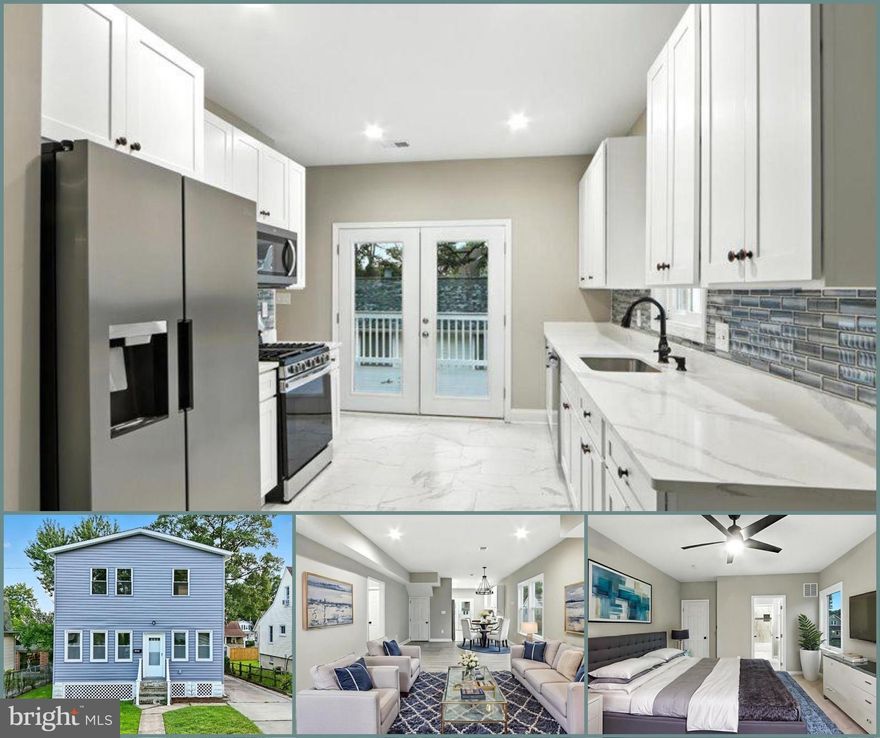 Available Now! This brand-new construction home offers 5 true bedrooms, 3 full bathrooms, and an open-concept layout designed for modern living. The gourmet kitchen boasts stainless steel appliances, quartz countertops, a stylish backsplash, and 36" cabinetry. Throughout the home, luxury vinyl plank flooring, ceramic tile, and plush carpeting combine style with comfort. The main level features a welcoming foyer, private office, and two bedrooms connected by a Jack-and-Jill bath. Upstairs, discover three spacious bedrooms and two full bathrooms, including the owner’s suite with a walk-in closet and spa-like ensuite. Each bedroom is appointed with carpeting and ceiling fans. A cozy den with a stacked washer/dryer hookup convenience, while the unfinished basement offers additional storage or expansion potential with partial lighting, concrete floors, and a washer/dryer hookup. All new HVAC system and water heater. Step outside to enjoy a backyard deck, patio for entertaining, a garage/workshop shed, and a generous driveway with ample street parking. Additional highlights include all new vinyl windows, vinyl siding, and an architectural shingle roof. This home truly has it all—don’t miss your chance! Schedule your private showing today!