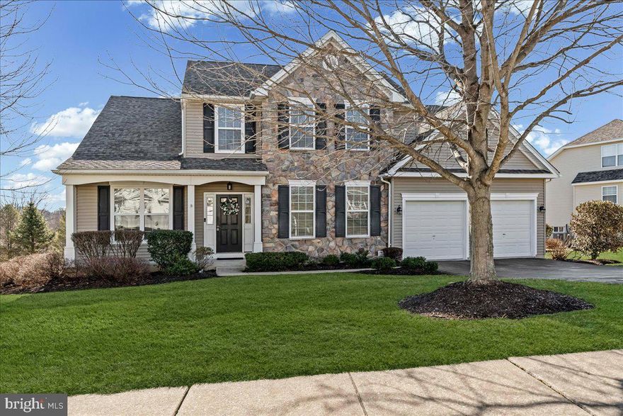 Enjoy effortless, low-maintenance living in this beautifully maintained cul-de-sac street 3 Bedroom 2.5 Bath home featuring open Chester County countryside views and a pine tree lined backdrop that offers rare privacy within the sought after 55+ community of Traditions at Inniscrone.  This home offers a premium setting not often found within an active adult community as the house has been thoughtfully positioned to provide a true sense of privacy from neighboring properties.   Inside, the home is light, bright, and open, with vaulted ceilings and expansive windows that allow warm natural sunlight to pour in throughout the day, creating an inviting and warm atmosphere.  The welcoming foyer with crown molding and hardwood floors opens to formal living room on the left and the formal dining room that is  accented by decorative pillars and an upgraded lighting. The spacious vaulted family room with gas fireplace and ceiling fan opens to the fabulous eat in kitchen featuring maple cabinetry, granite countertops, ceramic tile flooring, stainless steel appliances, an undermount sink, and pantry closet.  The rear windows frame the views and enhance the open feel of the main living space and the sliding doors lead to the composite deck with vinyl railing and retractable awning, offering a comfortable outdoor retreat to entertain family and friends or enjoy your morning coffee or afternoon BBQ.  The first floor primary suite provides convenient main level living with vaulted ceilings, ceiling fan, walk-in closet with organizer, an additional double closet space, and an en-suite bath featuring a raised-height double vanity, soaking tub, decorative ceramic tile backsplash and shower.  There is a powder room, coat closet, and laundry room with ceramic tile flooring and utility sink also on the main level. Upstairs, a generous sized loft offers flexible space for a home office or additional living area, along with two spacious bedrooms with double closets and a full bath with a new shower insert (2024), ceramic tile, maple cabinetry, and linen closet.    The finished daylight walk-out basement includes recessed lighting, a bar area, a new slider installed in 2024, and a large unfinished section providing abundant storage or future finishing potential.  This offers an additional 720 square feet of living space, making the total square footage over 3,400 square feet!  Major updates include a new roof in 2019, new gas HVAC with upgraded humidifier in 2021, new hot water heater in 2024, and freshly painted first floor in 2024. Additional features include a two-car garage, extended driveway parking, and HOA services covering lawn care, snow removal, and access to the community clubhouse, pool, and social activities.  This is one level living at its finest, offering space, upgrades, privacy, and value that is increasingly hard to find in a single family home in Chester County!