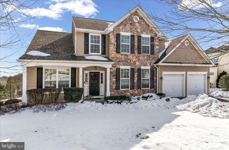 Enjoy effortless, low-maintenance living in this beautifully maintained cul-de-sac street 3 Bedroom 2.5 Bath home featuring open Chester County countryside views and a pine tree lined backdrop that offers rare privacy within the sought after 55+ community of Traditions at Inniscrone.  This home offers a premium setting not often found within an active adult community as the house has been thoughtfully positioned to provide a true sense of privacy from neighboring properties.   Inside, the home is light, bright, and open, with vaulted ceilings and expansive windows that allow warm natural sunlight to pour in throughout the day, creating an inviting and warm atmosphere.  The welcoming foyer with crown molding and hardwood floors opens to formal living room on the left and the formal dining room that is  accented by decorative pillars and an upgraded lighting. The spacious vaulted family room with gas fireplace and ceiling fan opens to the fabulous eat in kitchen featuring maple cabinetry, granite countertops, ceramic tile flooring, stainless steel appliances, an undermount sink, and pantry closet.  The rear windows frame the views and enhance the open feel of the main living space and the sliding doors lead to the composite deck with vinyl railing and retractable awning, offering a comfortable outdoor retreat to entertain family and friends or enjoy your morning coffee or afternoon BBQ.  The first floor primary suite provides convenient main level living with vaulted ceilings, ceiling fan, walk-in closet with organizer, an additional double closet space, and an en-suite bath featuring a raised-height double vanity, soaking tub, decorative ceramic tile backsplash and shower.  There is a powder room, coat closet, and laundry room with ceramic tile flooring and utility sink also on the main level. Upstairs, a generous sized loft offers flexible space for a home office or additional living area, along with two spacious bedrooms with double closets and a full bath with a new shower insert (2024), ceramic tile, maple cabinetry, and linen closet.    The finished daylight walk-out basement includes recessed lighting, a bar area, a new slider installed in 2024, and a large unfinished section providing abundant storage or future finishing potential.  This offers an additional 720 square feet of living space, making the total square footage over 3,400 square feet!  Major updates include a new roof in 2019, new gas HVAC with upgraded humidifier in 2021, new hot water heater in 2024, and freshly painted first floor in 2024. Additional features include a two-car garage, extended driveway parking, and HOA services covering lawn care, snow removal, and access to the community clubhouse, pool, and social activities.  This is one level living at its finest, offering space, upgrades, privacy, and value that is increasingly hard to find in a single family home in Chester County!