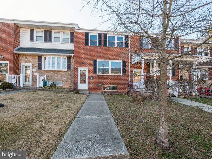 Beautifully renovated brick townhome in the Huntsmoor Village North neighborhood! Upon entry you are welcomed by an open floor plan  with fresh paint, hardwood floors and natural lighting, The lovely gourmet kitchen has new granite countertops, center island, stainless steel appliances and ceramic tile floors. On the second floor, you'll find three spacious bedrooms with hardwood floors and two full baths. The fully finished lower level offers a large rec room , a fourth bedroom and a full bath. Pretty much everything inside has been renovated. Located across the park and close to DC MARC train and I-95 for travel. A must see!