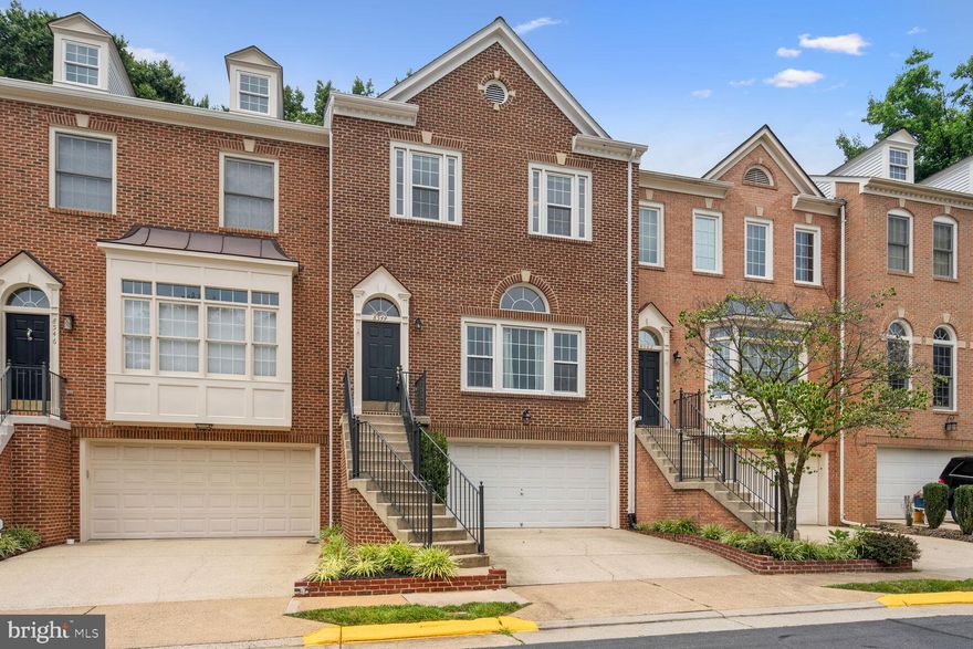 This remarkable 3-bedroom, 3.5-bathroom townhome with a 2-car garage is perfectly situated in the heart of Tyson's Corner. As you enter the main level, you'll be greeted by the stunning hardwood floors in the living and dining rooms. The gourmet kitchen boasts updated countertops, an induction cooktop, and a double oven. Step out from the dining room onto the deck where you can enjoy the view of the private fenced backyard. On the upper level, you'll discover the roomy primary bedroom and primary bath with dual vanities, a separate tub, and a frameless shower. Along with the primary suite, there are two additional spacious rooms and another full bath. The basement boasts a large recreation room, a full bath, and access to the private patio and backyard.