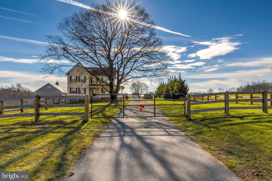 Just minutes from Fair Hills Equestrian Center!  Huge price reduction!! Seller will accept Cash and Conventional offers only. This elegant Victorian home is move-in-ready!  The home features a wrap-around porch providing lovely scenic views of your fully fenced landscaped property.    This home offers 3 bedrooms, 2.5 baths,  stunning hardwood floors, a separate dining room, a large eat-in kitchen, with custom cabinets, recent appliances, an extra freezer in the basement, a family room in the lower level with a pellet stove.  This home was just built in 2015,  so everything is newer...its so nice to have a beautiful working farm with a newer home!  Rolling pastures, all ready for your animals, horses, cattle,  completely fenced and already divided into pastures!!  There are two ba ns with two stalls each,  an additional run-in shed, plus a large equipment garage, including 2 parking spaces in the garage. Oh, there are crops there as well!  Fresh corn in the summer for your cattle and horses!! The perfect place to call home!  Come and see this inviting home,  in this lovely rural area.