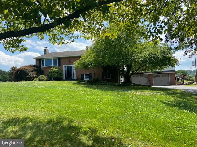 Welcome to 300 Buchert Rd! You will appreciate all the amenities & appeal this home has to offer. It sits in a great setting where you can relax, enjoy & entertain indoors or outdoors. This lovingly maintained spacious home consists of 4 Bedrooms & 3 Full Baths w/many improvements & 3-zone HVAC. Owner built an addition above the garage & can be used as an in-law suite, for out-of-town guests, or when the kids want their own space.  
Enter through the front door to a foyer w/newly porcelain tiled floor & new stair rail in wrought iron & wood. The Living Room offers an added new Bay Window, New Ceiling Fan & Wide Plank Wood flooring leading into the Dining Room w/Wainscoting, Chair Rail, Crown Molding & Newer Sliding Doors with a view & deck to the outdoors. The Large Kitchen has been upgraded to Porcelain Tile floors, New Commercial grade Moen Faucet w/2 soap dispensers & over sink lighting. The hallway, with upgraded Wide Plank Wood flooring, leads to a Full Bath w/ Marble floors & 3 nicely sized bedrooms with new ceiling fans.
 Step down to the Family Room w/custom Stone Fireplace w/Black Walnut Mantle & Custom Hearth made from Maple Wood, River Rock & Custom Cedar Posts, a Glass Door enclosure & new insert, Chair Rail, Crown Molding & additional room for an Office. There is a renovated full bath w/shower, new flooring, bathroom vanity, mirror lighting & exhaust fan.
 The Laundry area has new laundry tub w/new commercial grade Moen Copper faucet, new laundry tub & washer shut off valves.
The awesome fully finished Entertainment /Game Room can be used for hosting holiday gatherings, birthday parties, or used as a man/woman/kid cave. This great space features (all included in sale) a Slate Top Pool Table & accessories, large Screen TV, Sony 5.1 surround sound, a custom Bar w/concrete countertop (bar is customized with purse hooks; bar footrest & shelves are from England), wood laminate flooring, upgraded lighting. This room leads to the outside screened-in porch & can also be accessed by French Doors.
The fenced-in backyard is a wonderful place to play & entertain. Enjoy a swim in the pool (pool equipment included), a nap in the hammock (included), roasting smores in the built-in firepits, & grilling in the built-in barbecue. Owner added an unenclosed shower to rinse off from pool. There is also an electric fence. There is a butterfly garden & vegetable garden. The Owner enhanced the grounds by adding River Rock, Boulders, landscaping flagstone steppers & built a walkable bridge for aesthetics. All exterior landscaping/hanging lights are included. The 10 x 12 storage shed stays, as does the NEW Club Cadette grass riding mower.
 
You will absolutely love the 2-car insulated 26x24 garage with heating & air conditioning, built-in cabinets & its own air compressor. For anyone who enjoys a workshop or a place for hobbies, this is a great place for YOU! There is additional parking in front of garage, side of house & driveway. Upstairs the garage has its own living quarters, featuring 1 bedroom, 1 full bath, Kitchen, Living Room, Laundry Area, Heating & Air Conditioning, water heater, Private Deck & entrance as well as a Chair Lift.
The Owner has maintained & upgraded: Connected to Public Sewer, UPGRADED: Water Softener, Well Tank, Oil Tank, Water Heater electric 50-gal, NEW chimney liner, Architectural Shingle Roof 30-yr, upgraded to 3 electrical panel boxes w/200-amp service, upgraded outside hose bibs to frost free Hot & Cold water, Upgraded Windows throughout the home & more. INCLUDED IN SALE: Kitchen Stainless Refrigerator & SS Convectional Microwave, Dryer, Entertainment Room Big Screen TV & 5-disc CD Sony 5.1 surround sound, Slate top Pool table & accessories/equipment, 10x12 Custom Storage Shed, New Club Cadette grass riding mower, all exterior lighting including those strung around deck, all pool equipment.
 This home is conveniently located to major routes, parks & entertainment, shopping, & the Philadelphia
Premium Outlets!