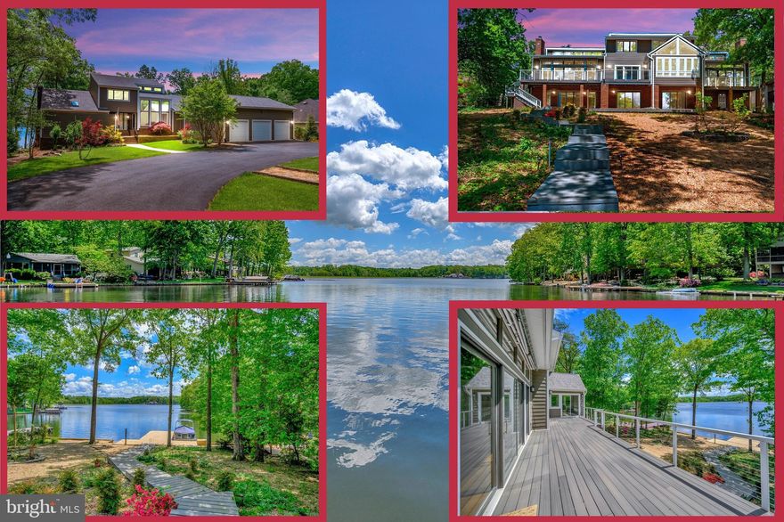 Welcome to this spectacular, custom, 5300+ sqft waterfront home awaiting you at 615 Lakeview Pkwy, where you will be wowed from the moment you arrive. The incredible curb appeal and lush landscaping are just the beginning. Imagine the memories you'll make by getting your lake life started here! If you are seeking a waterfront home that has it all, then this is it! Great, private water frontage and lake views, dock, expansive trex deck with wire railings and oversized windows and doors are just a few of the fine features of this fantastic property.  On the interior, you'll love the gorgeous kitchen, impressive built ins and wood beams in the great room, luxurious office, and generously sized rooms. Enjoy cooking in the gourmet kitchen that features granite countertops, stainless steel appliances, and a double wall oven...all while enjoying majestic water views. The great room boasts walls of windows and doors with water views in every direction. Imagine large gatherings in the formal dining room all while enjoying the serenity of the lake. The library features beautiful wood paneled walls and custom built-ins. Working from home and need a break? The sunroom just off the library will be your favorite room to relax and enjoy the tranquil views of the lake. Step down into the owner's suite where you will find your own private, expansive oasis featuring breathtaking water views and spacious closets. Three generously sized bedrooms and two newly updated bathrooms complete the upstairs. Whether you are looking for a separate in-law suite, private guest area, or a fantastic entertaining area, you will be wowed by the stunning lower level. Complete with beautiful tile flooring throughout, propane wood stove, separate kitchen, two additional water view bedrooms, and another full bathroom, you'll have everything conveniently located for making entertaining at the lake a breeze. Two large storage areas perfect for storing all your water toys comprise the lower level. Relaxing on one of the open deck areas or dock, fishing, kayaking, boating, or just taking in the views can be yours! Let’s get this lake life started! A private, gated, secured community, Lake of the Woods offers anything and everything you could possibly want. Home to two lakes (the 550 acre main lake and a 35 acre "fishing lake"), a golf course, an equestrian center, a fire and rescue department, and a church all within the gates, Lake of the Woods simply has it all. Whether your passion is boating, water skiing, kayaking, golfing, horseback riding, or simply taking in the breathtaking views from the clubhouse while enjoying a fabulous meal, from your own deck or yard, or from one of the beaches, you won't be disappointed! Perhaps you'd like a game of bridge or volunteering your time and talents...Lake of the Woods offers more than 60 clubs and/or organizations from which you may choose to become involved. Located in Orange County, we are fortunate to enjoy low real estate taxes. Coupled with home prices ranging from the mid-$100,000s to over $2,000,000, Lake of the Woods is the perfect community for both full-time residents, as well as weekenders. But don't take my word for it, please come see for yourself! I will gladly give you a tour of Lake of the Woods by boat and by car so that you may experience why I love Lake of the Woods!