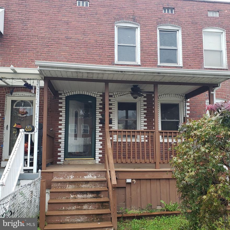 Great opportunity to renovate this 2 bedroom jewel. Needs work and is priced accordingly.  Sold as is and the seller will not entertain any repairs but the property is worth every penny plus the time and effort. Covered front porch,  possible parking pad in the rear, generous sized bedrooms upstairs, hardwood throughout, upgraded kitchen, Sliding barn door for the bathroom and more. This is one to add to your house tour. Basement is finished.