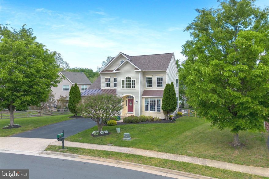 Offer deadline is 2pm Friday, 9th May. Discover luxury and spacious living in the inviting New Castle Village community in Bristow. This community is part of a larger Braemar/Ducharme/New Castle Village HOA, which comes with many amenities.  This stunning 4-bedroom, 3.5-bathroom home, spanning 4,666 square feet, offers a harmonious blend of elegance and functionality. Situated on a beautiful level lot, the property features a spacious composite deck and a brand-new paver patio, perfect for enjoying outdoor gatherings amidst serene surroundings.

Inside, the gourmet kitchen with a large pantry and eat-in breakfast nook seamlessly connects to a cozy family room with a fireplace. This area leads to the deck, ideal for indoor-outdoor living. The main level impresses with its formal living and dining rooms, enhanced by crown moldings and hardwood flooring.

Retreat upstairs to the primary suite, complete with a sitting room and two expansive walk-in closets. The newly renovated primary bathroom offers a spa-like experience. Additionally, three generous bedrooms and a double vanity bathroom cater to family needs.

The expansive lower level presents a versatile space for entertainment or play areas, complete with a full bath and ample storage. Upgrades include Hot Water Heater (2024), the HVACs and furnace (2022); roof -(2016), Primary Bathroom and Powder room renovations 2022, New carpet in basement (2024).  New Washer (2024), Refrigerator & Dishwasher - 2023 Patio - 2023

Located close to shopping, dining, and movie theatres. Easy access to major highways. Explore this meticulously maintained home and experience the essence of luxurious living. This home provides easy access to the Broad Run Trail, a scenic and accessible outdoor experience, ideal for walking, jogging, biking, and nature observation. This trail system is part of a broader initiative to connect communities along Broad Run and Linton Hall Road via pedestrian and bicycle paths that parallel the stream. Over 3.5 miles is already been completed with more to be completed in the near future. The trail includes several bridges, such as the 120-foot Broad Run Bridge and the Rocky Branch Bridge, enhancing connectivity between trail segments. Access points like the parking lot at Hunting Cove Place and Victory Elementary School offer convenient entry.