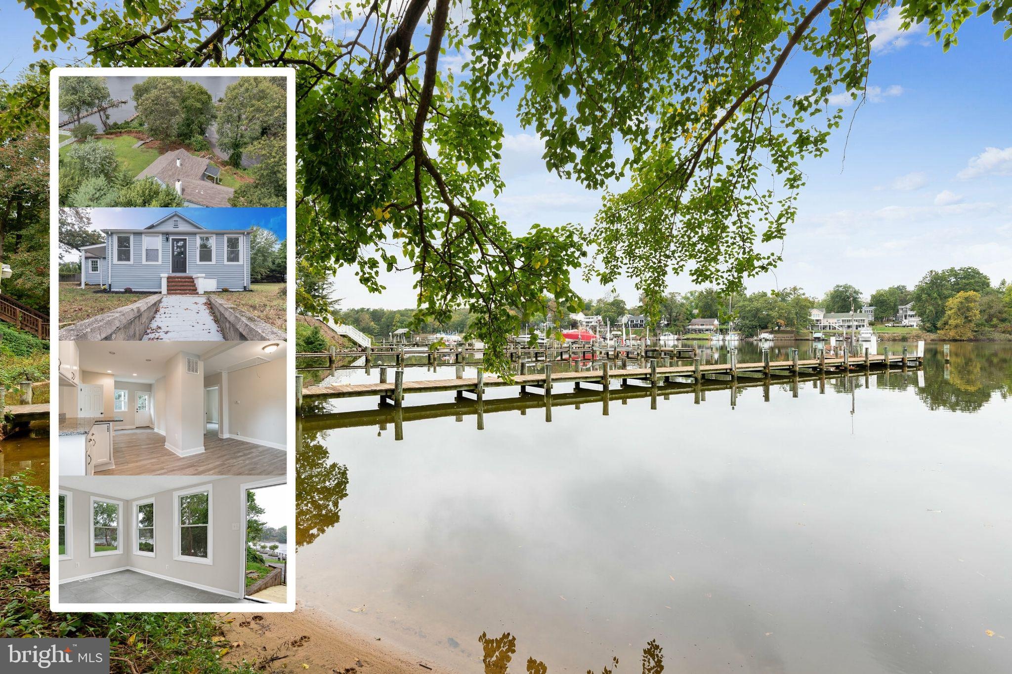 MAJOR PRICE REDUCTION! Sold AS IS. Bring your best HGTV Ideas to perfect this cute cottage on a large waterfront parcel! Pier Permit in hand for private pier and next to the amazing community Green Haven Wharf. Huge almost acre lot loaded with tons of potential. WATERFRONT set on the deep water shores of Stoney Creek! Fall in love with the panoramic views and yard space! Recently renovated with newer flooring, paint, kitchen, bathrooms and landscaping. Once you've stepped into the sunroom you will be amazed and the views and ambiance! Unfinished basement great for storage or future living space! Close to shopping, dining, entertainment and more! Easy access to Baltimore, Annapolis, Ft Meade or the DC metro area! Strictly sold as-is and priced to reflect such.