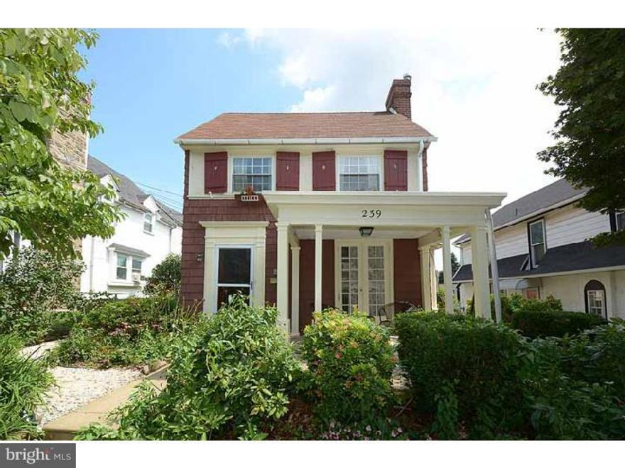 Enjoy this fabulous location-just steps from Penn Wynne Elementary School as well as shops, playgrounds, and public transportation. This sun filled home offers a brand new eat-in kitchen that opens to the dining room and features white cabinets and plenty of counter space.  The living room has a fireplace, glass doors to the front covered porch, and beautiful windows with deep sills. The first floor also includes a family room next to the dining room/kitchen area and a mud room inside the side entrance.  The second floor offers 3 bedrooms and a large bath. The finished lower level includes storage space, a full bath, laundry and a playroom/family room.  Enjoy the covered front porch and gardens this summer! This is a wonderful opportunity in this always popular neighborhood.  Award winning Lower Merion Schools.