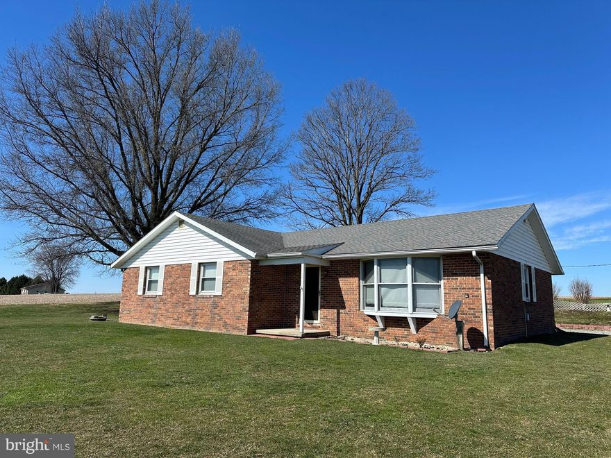3 Bedroom, 2 Bath brick rancher situated on 1.2+/- acres in rural southern Lancaster County. Nice large level lot with some trees also features (2) car attached garage and storage shed.