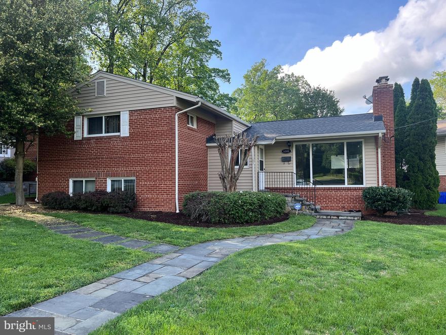 Great location!!! Very well  cared 4 bed & 3 full bath brick split level. This one is only 10 minutes walk to the metro station & 2 minutes to the public bus line. Located very closet o NIH, Walter Reed Hospital, Suburban Hospital, Shopping Centers, Schools, Restaurants, Places of Worship, I495 and I270.  Freshly painted, hardwood floors throughout the main and upper levels, ceramic floor in the great room (lower level). Built in wet bar, wood burning fireplace, flag stone sidewalk, deck, driveway for 2 cars + plenty of parking on the street.
