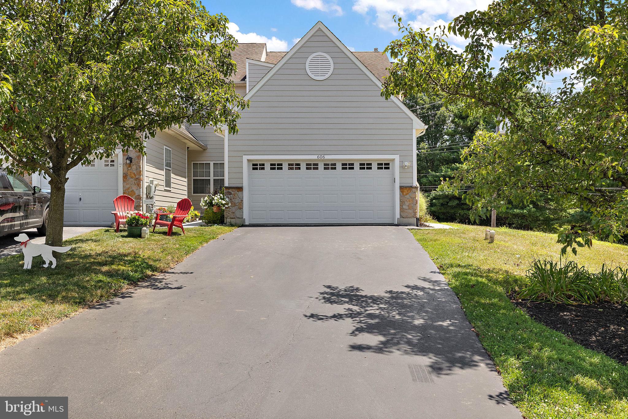 Welcome home! This end unit, 3 bedroom rental has been recently updated and well maintained! This home features brand new new luxury vinyl plank flooring, new Hardie siding and windows, and brand new deck, a new patio, fresh neutral paint throughout - all installed in 2024! Enter to find yourself a large, open living space with gas fireplace. The kitchen has up stainless steel appliances and plenty of cabinets for storage. The open layout connects the front room to the kitchen as well as a dining area. The living and dining/office areas merge together as well for one large open space, making it versatile for your preferred style. At the the rear of the home there is a large sliding door that opens to a brand new low maintenance deck, which has plenty of space for a bbq and patio set for those relaxing summer nights. There is a large hall closet, powder room, and laundry room with access to the two car garage rounding out the main floor. Upstairs you will find a primary suite with large walk in closet and en-suite bathroom with dual vanity and stall shower. Two additional nice sized bedrooms and a full hall bathroom, and linen closet round out the second floor. The fully finished walk out basement offers plenty of additional living space and storage, with a nice patio for more outdoor living space. This home also has it’s own 2 car driveway (the only one in the development!). Located just minutes from route 202 in highly rated West Chester Area School District, this home is waiting for you! Make your appointment today, this property will not be on the market for long! NO pets, NO exceptions. Absolutely no smoking inside or immediately outside the property. Tenant is responsible for landscaping/mowing grass, and will transfer electric (PECO) and water (Aqua) into their name. The tenant also covers the cost of Sewer/Trash, which is paid directly to the landlord monthly per actual cost (current cost is about $71.67/mo). Landlord will cover HOA fee. Applications are required for all tenants over the age of 18, application fee is $50 per applicant for credit/background/eviction report. Available Sept 1, 2025