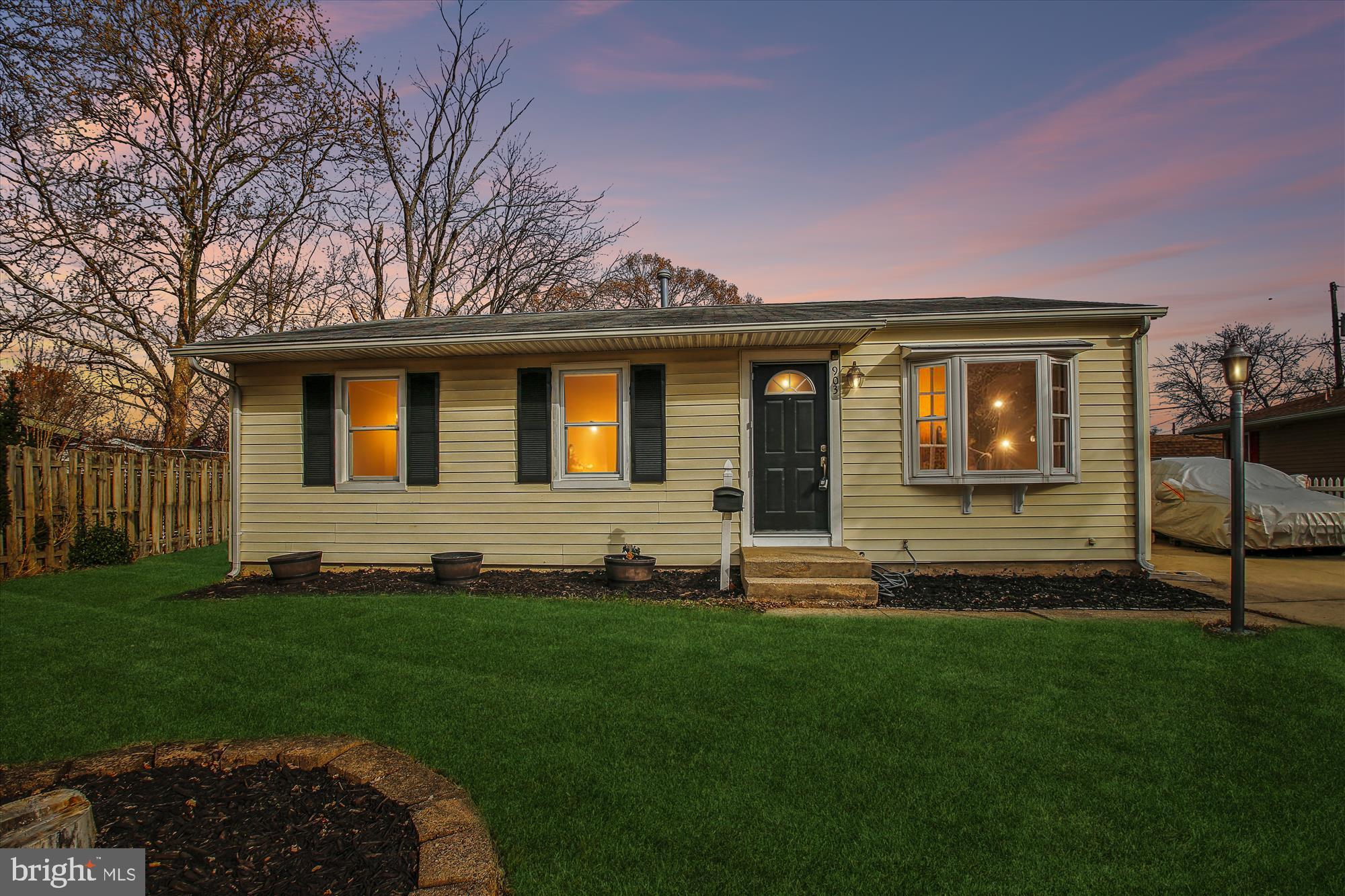 Welcome to this fantastic rancher nestled on a quiet cul-de-sac, ready for its new owner to move right in. This well-maintained home offers newly refinished hardwood floors, Fresh custom painted throughout and a spacious, eat-in kitchen featuring granite countertops . The fully finished basement provides additional living space, including a large family room, a versatile office or play area, a full bathroom with a combined laundry room, and ample storage.
Outside, the fenced backyard is a private retreat, complete with a covered patio, perfect for entertaining or enjoying quiet evenings. The home also features a spacious driveway with plenty of off-street parking. Major updates include a new furnace and A/C installed in 2016, Don’t miss the opportunity to make this charming property your home!