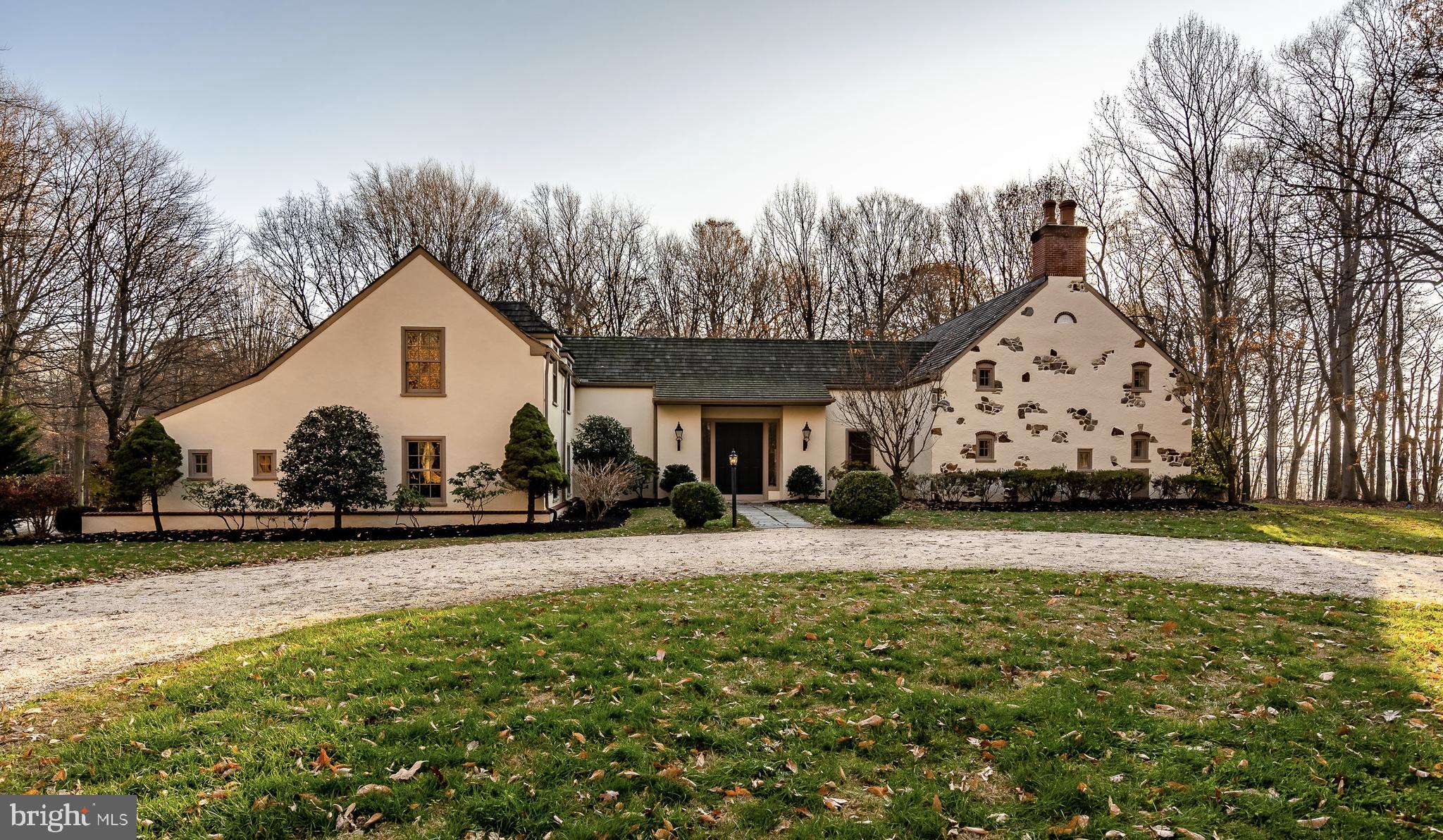Taylor Made Farm is one of those rare properties that seldom comes on the market. Well maintained by the current owners with numerous new features like a new roof, new windows and a stunning new Master Bath, the house is a creative blend of cozy, intimate rooms coupled with vast, open spaces of high ceilings and warm wood tones. This is a very special property. The Living Room is of post and beam, mortise and tenon construction with a fireplace and many special touches. Off the Living Room is a cozy Den and Office. The large gourmet Kitchen overlooks the Family Room and easily accesses the large rear deck and in-ground pool. Upstairs are 4 bedrooms with an incredible Master Suite featuring loads of closet space, a Sitting Room, a Deck with access to the pool, and a magnificent Master Bath. Additional farm amenities include a Tennis Court, Stable, and pasture. Located in West Marlborough Township, the farm is in the top-ranked Unionville Chadds-Ford School District. Privately set in the heart of Unionville's world famous horse country, Taylor Made Farm is NOT under a conservation easement but is surrounded by 30,000 contiguous acres of conserved open space. Taylor Made Farm represents the epitome of country living!