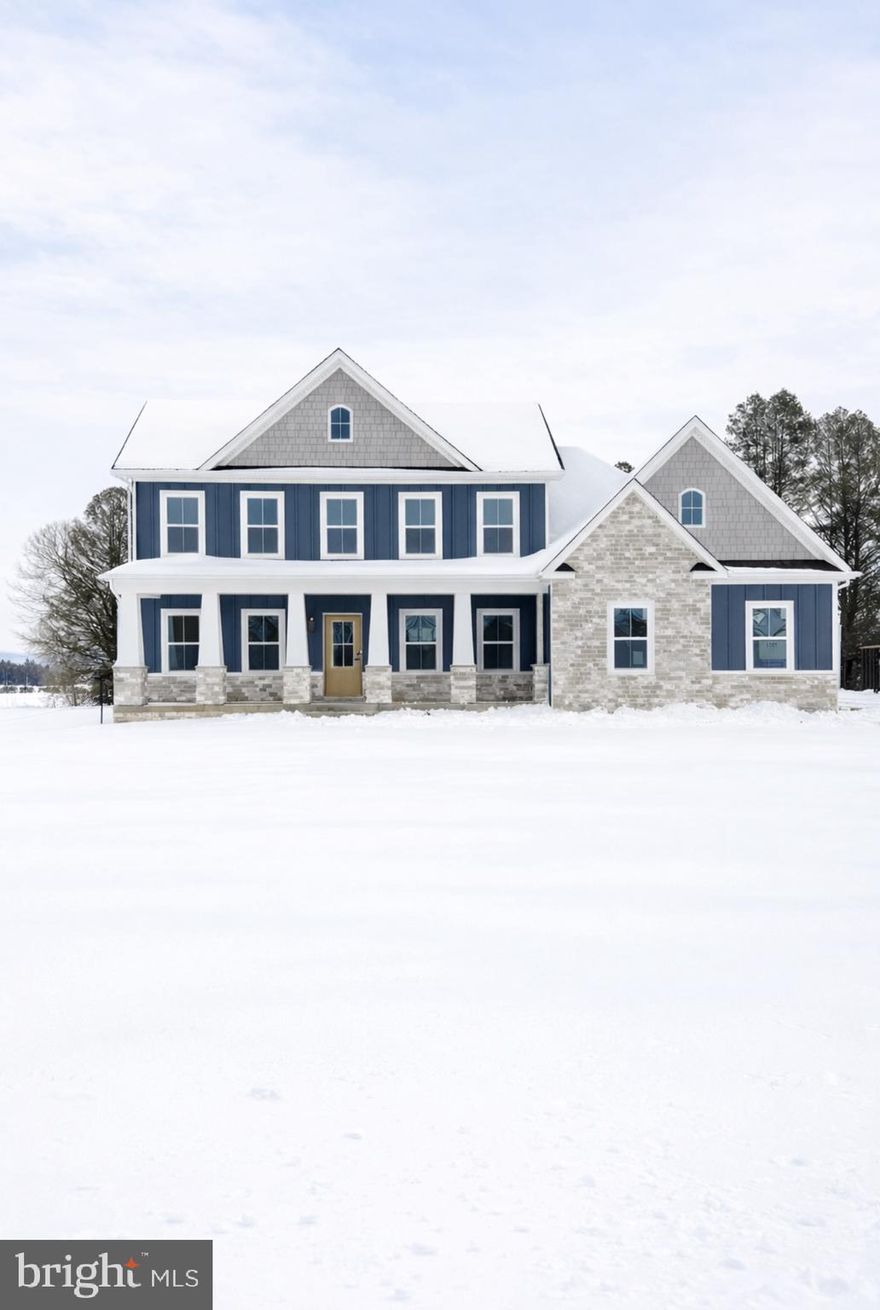 Delivery late February or early March 2026!!!    Timeless Colonial Charm Meets Modern Comfort—in the New Community of Hallmark Glen!

Discover a perfect fusion of classic elegance and contemporary luxury in this newly constructed Colonial home, nestled on 2 + / - acres. Offering unmatched privacy and peaceful surroundings, this refined retreat delivers the comfort of modern living without sacrificing timeless charm.

A beautifully paved driveway sets a sophisticated tone, leading to a striking Colonial façade enhanced by a full-width front porch with Craftsman-style columns — a perfect blend of traditional architecture and inviting curb appeal. Whether you're sipping morning coffee or unwinding in the evening, this charming porch offers a warm welcome and a peaceful place to relax.

Step inside to an open-concept floor plan bathed in natural light, where there are expansive windows that frame picturesque woodland views.

At the heart of the home lies a chef-inspired kitchen—complete with quartz countertops, custom cabinetry, upgraded appliances, and a spacious center island perfect for casual dining or lively gatherings. The adjoining formal dining area and cozy family room with a fireplace create a warm and welcoming ambiance for both entertaining and everyday living.

The main-level primary suite is your personal sanctuary, featuring a spa-like en-suite bath with a soaking tub, walk-in shower, dual vanity, and generous walk-in closet. A versatile bonus room on this level is ideal for a home office, library, or playroom — tailored to your lifestyle needs.

Upstairs, three spacious bedrooms offer comfort and privacy, each with easy access to private or semi-private bathrooms—perfect for family members or guests.

Step outside onto the expansive composite deck to take in the beauty of your wooded oasis. Whether hosting al fresco dinners, or simply enjoying the sounds of nature, this 2-acre property invites endless outdoor enjoyment.

The fully finished garage is designed with convenience in mind, featuring two automatic openers, a pedestrian door, painted walls, fully insulated, and ample storage space.

In addition to its peaceful, secluded setting, this home is ideally located near a wealth of historical and recreational attractions. Explore nearby Civil War battlefields, hike or bike along scenic trails, or take a short drive to the vibrant towns of Harpers Ferry, Charles Town, Leesburg, and Winchester. Whether you're a history enthusiast, outdoor adventurer, or just looking to enjoy charming local destinations, you'll find something for everyone just minutes away.  

Though tucked away in nature, you’re just a short drive from top-rated schools, shopping, and everyday amenities. Whether you're looking for your forever home or a luxurious weekend escape, this Colonial masterpiece offers the best of all worlds—timeless style, modern comfort, and natural beauty.

Some pictures are of a similar home previously built. Price includes 1120 square feet of finished basement including a full bath.