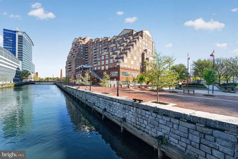 Tiny photo for 250 President Street #805, BALTIMORE, MD 21202 (MLS # MDBA2216470)