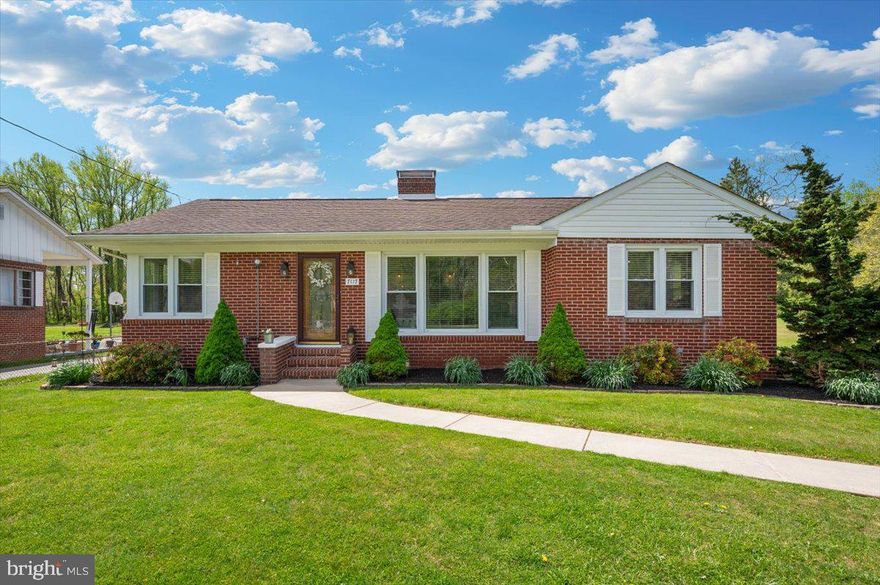 Charming brick-front rancher set on almost  4 level acres, offering the ease of main-level living and a well-rounded mix of indoor and outdoor space. The home features two bedrooms plus a bonus room that can serve as a third bedroom or home office, one full bath and a half bath with a utility sink, main-level laundry, and a kitchen that opens to the dining area. The living room is highlighted by a decorative fireplace and a large picture window that brings in natural light. The unfinished lower level provides abundant storage and workshop space with a second laundry hookup. Outside, the property offers a level, usable setting with a 25x30 Morton building with electricity, a pavilion with electricity, a storage shed, and an additional utility shed ideal for hobbies, equipment, or gatherings. The rear of the property backs to woods with a creek. 
Some recent updates include roof (2015), HVAC (2018), chimney relined (2022), hot water heater (2024), 
Don’t miss the opportunity to make this property your own.  Professional Pics Coming soon- OPEN HOUSE SATURDAY, April 18 from 12:00-2:00!