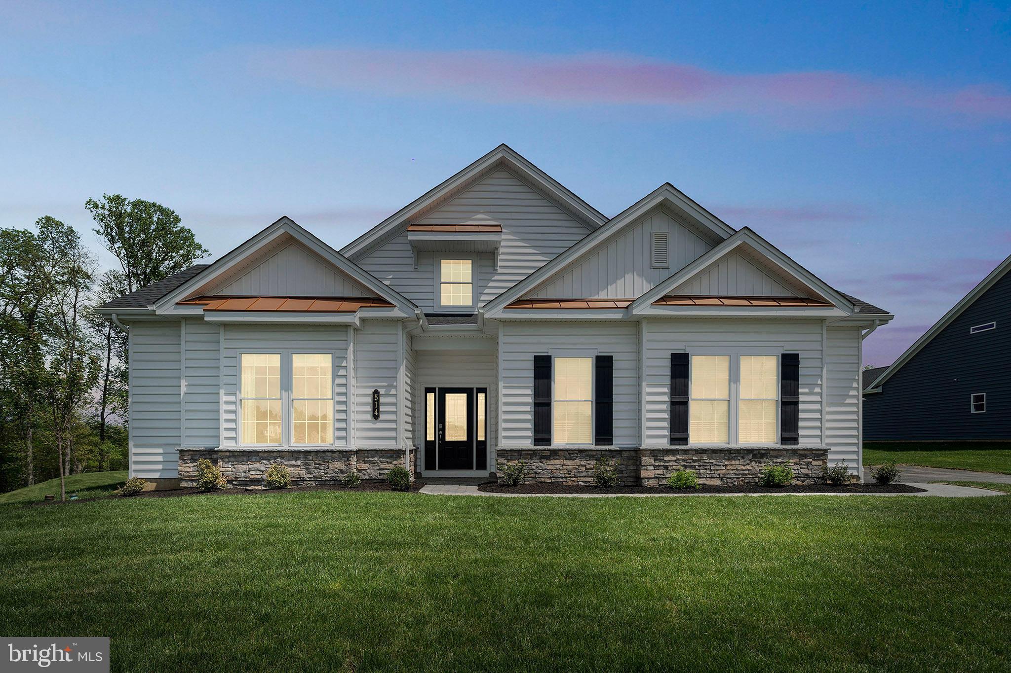 Welcome home to Brandywine Farms, an over 55 active, resort lifestyle community in desirable West Brandywine Township in Chester County (see directions below). This is a rare opportunity to own a meticulously designed Pinnacle home nestled on a premium, one half acre lot on a QUIET cul-de-sac. This home features a dramatic two-story Entry Foyer, 10 ft. ceilings throughout and a 17’ x 14.5’ BONUS Room currently set up as a Home Theater with built-in speakers that can easily be used as a third Bedroom or Home Office (or both!). The main living area boasts custom molding and a beautiful mirrored Dining Room plus a cathedral ceiling in the Great Room. The expansive Chef's Kitchen features gourmet appliances, oversized waterfall island and a separate Butler's Pantry with Cambria's luxury line satin quartz countertops and backsplash. The stunning Great Room fills with light from expansive windows and a two-sided fireplace will keep you warm whether snuggled in front of the TV or enjoying an evening on your beautiful paver Patio. The Seller added numerous features and upgrades after closing including a custom California Closets Mudroom built-in with plenty of space for coats and shoes and a desk / mail drop zone finished in mirrored doors, and two gorgeous California Closets in the Master Bedroom and a “Cloffice” lockable file cabinets and printer station built into the Guest Bedroom closet. A fully monitored Smart Home security system and front door locks can be operated from a keypad in the home or from your phone or computer from wherever you are. The side entry garage has an epoxy floor and additional built-in storage cabinetry. Brandywine Farms offers residents a maintenance free, active lifestyle complete with a stunning Clubhouse with state of the art fitness equipment and technology, Yoga/Pilates, wine room, theater, game rooms and lounges and a full time Lifestyle / Events Director on site. Directions: Use 704 E Reeceville Road in gps, turn onto Anthem Lane, proceed to cul-de-sac to 514.