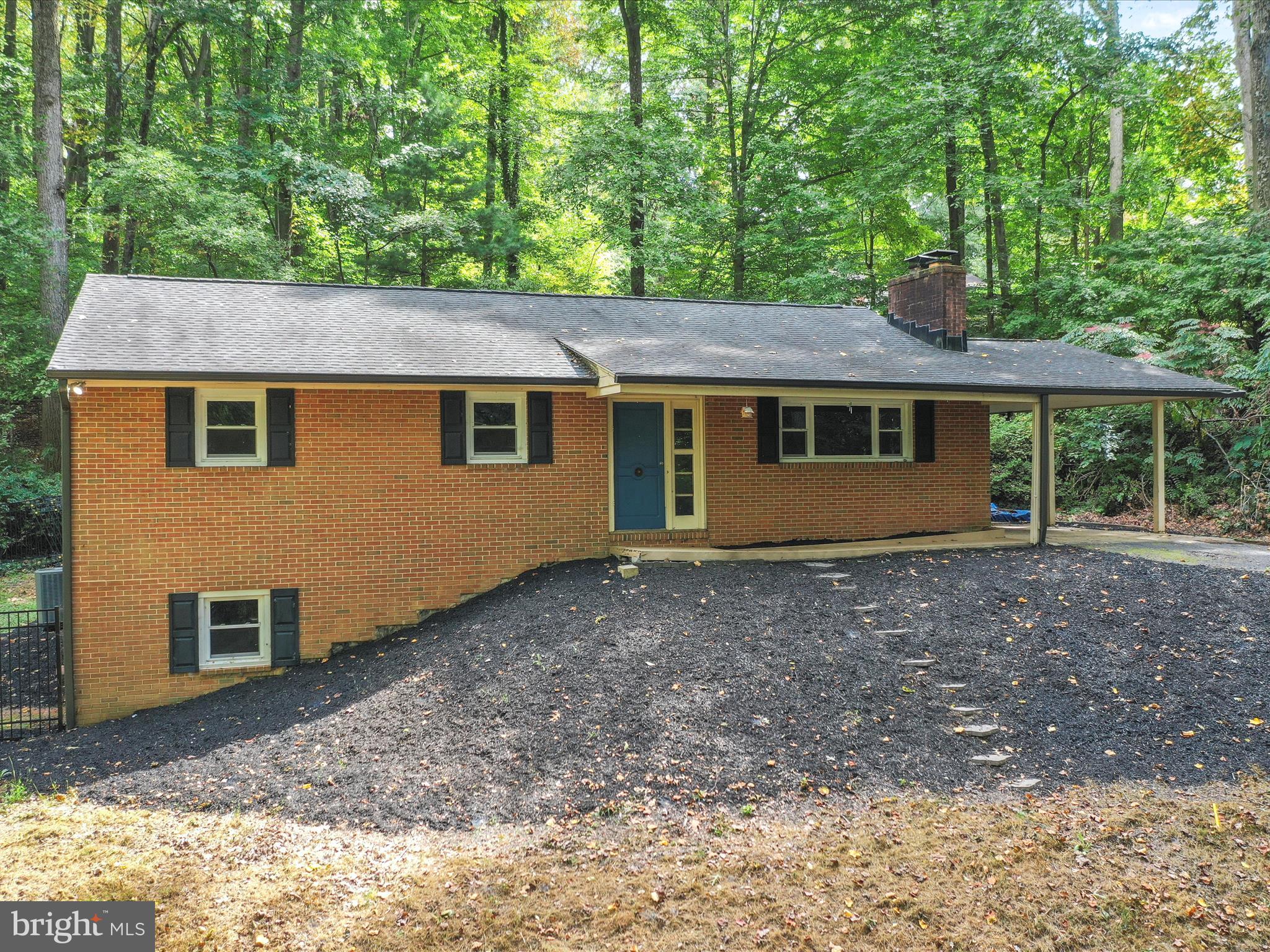 **Offer Deadline: Monday 9/23 @ noon. ** Don't miss your chance to own this charming brick rancher on a serene lot in Hydes MD. Situated on 1.5 wooded acres, this home has plenty of privacy, all while being less than 15 minutes from the I-695 beltway. Inside you'll be greeted by hardwood floors which flow throughout the main level. Just off the kitchen you'll find a separate dining area and family room with a wood burning fireplace. Completing the main level are 3 bedrooms and 2 full baths, perfect for those looking for one-level living.
Downstairs you'll be greeted by a fully finished basement and huge entertainment area. A built-in bar makes this the perfect spot to host guests and unwind after work. The lower-level laundry room has ample storage and space for your own workshop. The walkout basement provides access to the fenced backyard where you can enjoy the peace and quiet Hydes is known for. Recent upgrades include a new cooktop range (2023), water treatment system (2020), fenced yard (2019) and newer washer and dryer.
This home is just a few minutes from DeJon Vineyard and Boordy Vineyard, one of Maryland's largest and oldest wineries, meaning you'll have plenty of local events to attend throughout the year. Commuting to Baltimore? Downtown is under 40 minutes away, with the Lutherville Light RailLink Station just 19 minutes away. Come tour this home today while it's still available!
