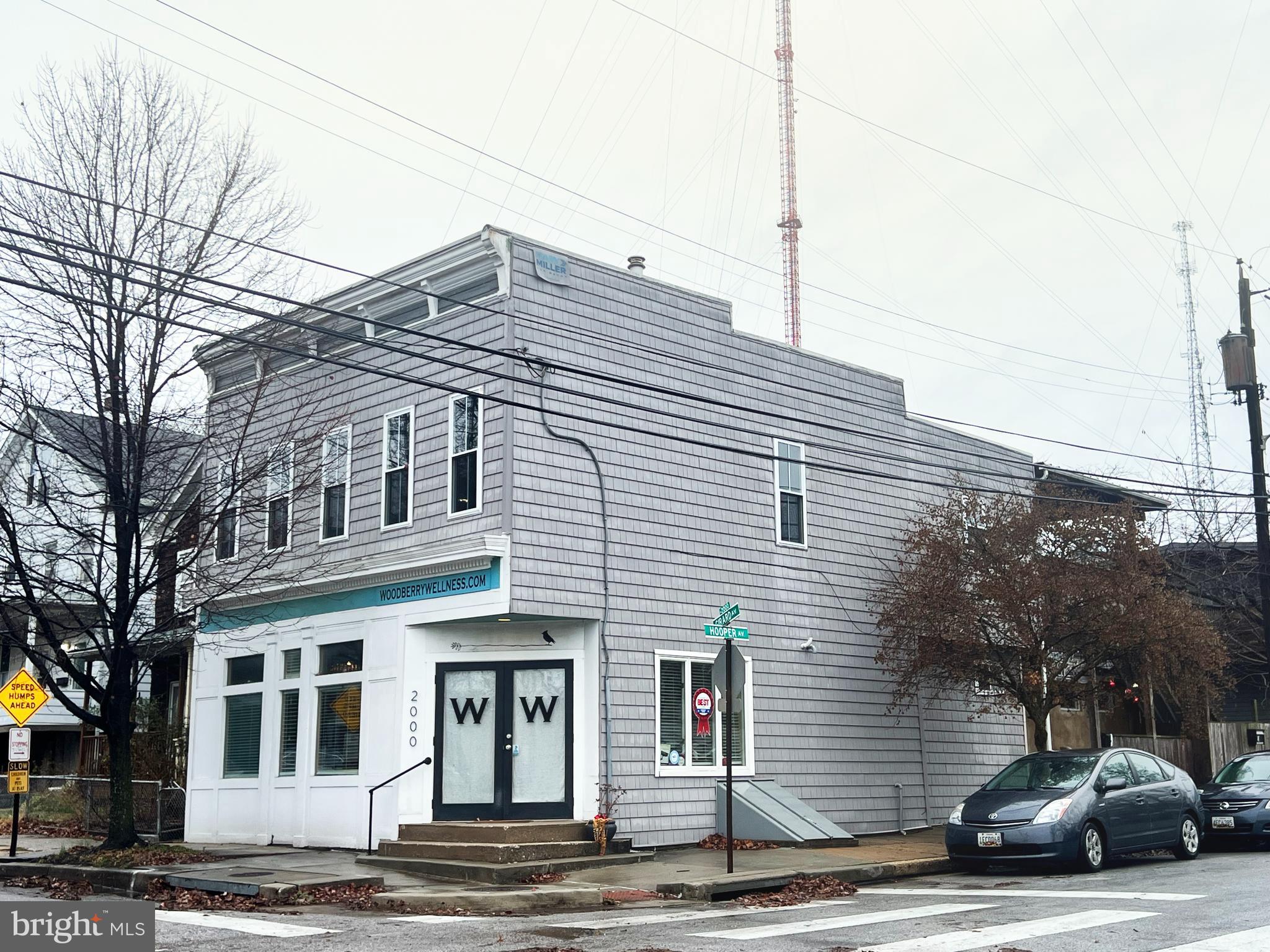 1500SF - Located in the charming Woodberry neighborhood, just a short drive from Hampden’s prime shopping and dining locations, as well as Johns Hopkins University, this turnkey corner building offers excellent visibility in a quiet and safe area. Perfect for small teams or solo professionals, the property features 5 private offices, a kitchenette, bathroom, and abundant free street parking for employees and visitors. With quick access to I-83 and the Light Rail, commuting to/from downtown Baltimore and nearby areas is effortless. Ready for immediate occupancy, this property offers a functional layout in a highly desirable location—an ideal spot to grow your business.