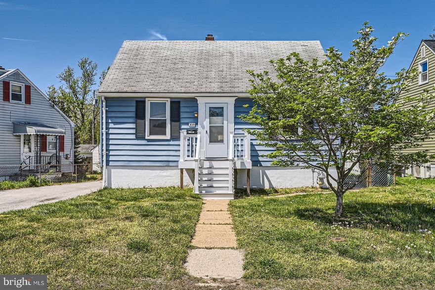 Hurry to this awesome 4 bedroom, 1.5 bath Cape Cod located in Olde Glen Burnie!  Property sits just across the street from recreation area.  Freshly painted and brand new wall to wall carpets just installed!  
Trex deck front  porch  and a screened-in deck off the kitchen.  Plenty of parking - one car garage and a 4+ car driveway.  Main level has a bedroom and full bathroom  for your convenience, two bedrooms in the finished lower level with a half bath and the primary bedroom is on the upper level.  Central air and ceiling fans keep you cool and comfortable during Baltimore summers.  Enjoy your morning coffee on the screened-in deck.  Conveniently located with easy  access to major highways, BWI, light rail, DC, Ft. Meade, Baltimore, Annapolis.  Minutes from shopping, restaurants, etc.  Sold strictly AS IS- Sellers cannot make repairs.    This one feels like home - start packing!