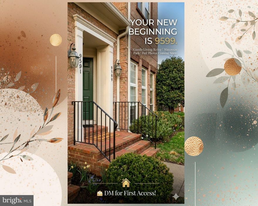 Renovated, Worry-Free, and Perfectly Positioned! Welcome to 9599 Wigfall Way, a stunning 2-bedroom, 2.5-bathroom condo that is "20 years young" and fully updated for 2026. This home offers ultimate peace of mind with a brand-new HVAC system (2025), ensuring energy-efficient comfort for years to come.
The main level features all-new LVT flooring in the living area, transitioning into durable tile in the kitchen and bathrooms. The entire home has been freshly painted and boasts all-new appliances. Upstairs, enjoy brand-new plush carpeting and a secondary bedroom with its own private balcony.
The Location: * Commuter's Dream: Walk to the VRE station or drive just 2 miles to Route 28, with quick access to I-66.