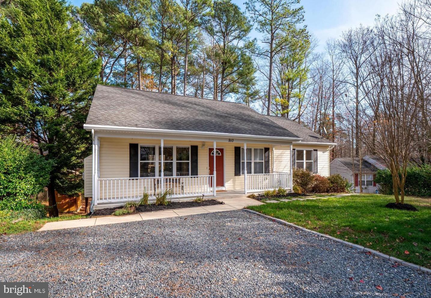 **Cozy Multi-Generational Home or Dual-Income Opportunity in Chesapeake Ranch Estates**
Welcome to this charming and versatile 5-bedroom, 3-bathroom home in sought-after Chesapeake Ranch Estates! With its **flexible layout** and updated features, this property is perfect for multi-generational living or as a dual-rental income opportunity.
The **main level** boasts 3 bedrooms and 2 full baths, an updated kitchen with modern finishes, and upgraded laminate flooring throughout. Gather in the cozy living room by the **gas fireplace**, or relax on the **covered front porch**. The rear **12'x18' deck** offers additional outdoor living space, perfect for enjoying the serene surroundings.
The **full finished basement** adds incredible value, featuring 2 bedrooms, 1 full bath, a complete second kitchen, and a private walkout entrance. This space is ideal as an in-law suite, guest quarters, or a separate rental unit.
Major system updates include a **4-year-old roof** and a **3-year-old HVAC system** for added peace of mind.
Chesapeake Ranch Estates offers a vibrant lifestyle with access to community amenities such as a **lake for swimming, kayaking, and fishing**, as well as two private beaches—**Driftwood** and **Seahorse**—on the beautiful Chesapeake Bay. Conveniently located near the entrance of the community, this home combines easy access with tranquil living.
Don’t miss out on this incredible opportunity! Schedule your showing today and see why this home checks all the boxes.