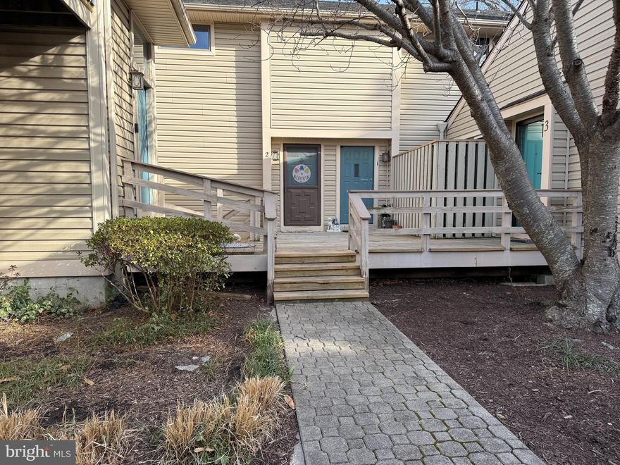 This charming two-bedroom, one-and-a-half-bath townhouse is designed for comfortable everyday living within a friendly, family-oriented community setting. A thoughtfully designed traditional floor plan showcases engineered flooring, carpeting, and ceramic tile in select areas, creating a warm interior. The well-appointed kitchen features coordinating appliances, including a dishwasher and microwave, offering both style and convenience for everyday living and entertaining. Main-floor laundry enhances the home’s effortless functionality. A designated location for a pellet stove is already in place, complete with chimney piping through the upper levels and roof. A one-time fee is required to obtain a boat slip. Slips are assigned by unit number and are available for use only after purchase by a unit owner. The current assigned slip is 17-2, located on the pier behind the pool.

Enjoy a resort-style lifestyle with access to community amenities, including an in-ground pool and direct access to Thompson Creek, which flows into the Cox Creek—ideal for unlimited boating, fishing, and kayaking. The home also offers an attached garage, additional off-street parking, and an overflow guest lot for added convenience.

Situated in a vibrant, well-maintained neighborhood residents benefit from the nearby parks, schools, and essential public services, this property delivers low-maintenance luxury. Association-managed common areas ensure a pristine setting, allowing residents to enjoy a carefree and elevated lifestyle.