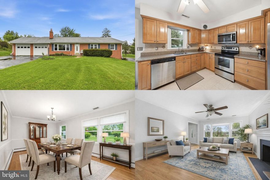 This well-maintained and upgraded home in Damascus offers a perfect blend of comfort, functionality, and peace of mind. The current owners have made thoughtful updates to ensure both modern convenience and lasting quality. The kitchen is complete with granite countertops and stainless steel appliances, providing a polished, functional space for everyday meals and entertaining. The adjoining dining area and living room flow seamlessly, making it easy to relax and host guests. The property boasts numerous upgrades, including an all-new computerized water treatment system, reverse osmosis for drinking water, and a new well pump and piping. The faucets and shower plumbing have also been replaced, and the hardwood floors have been stripped and resurfaced. The entire interior has been repainted, and new Thomson Creek windows have been installed. Additional features include home security cameras, outdoor lighting, and 5G WiFi for added convenience and peace of mind. The home offers three zones of heating through an oil furnace, with copper piping under the floor for added comfort and efficiency. A new 225-gallon storage tank ensures an economical heating experience, and the chimney lining for the furnace comes with a lifetime warranty. The property also provides ample storage with copious basement shelves, plus an extra refrigerator for convenience. A spacious garage and workshop are complemented by a 1,000-gallon water tank and an additional 250-gallon tank. Outside, the newly paved granite patio area provides a perfect space for outdoor relaxation. A new French drain has been installed, along with a new privacy fence and five raised garden beds for organic produce. Ample parking space with a turn-around area adds further convenience. Situated in a peaceful area with easy access to commuter routes, shopping, dining, and parks, this home offers a unique opportunity for buyers seeking both functionality and comfort.
Photos may be virtually staged