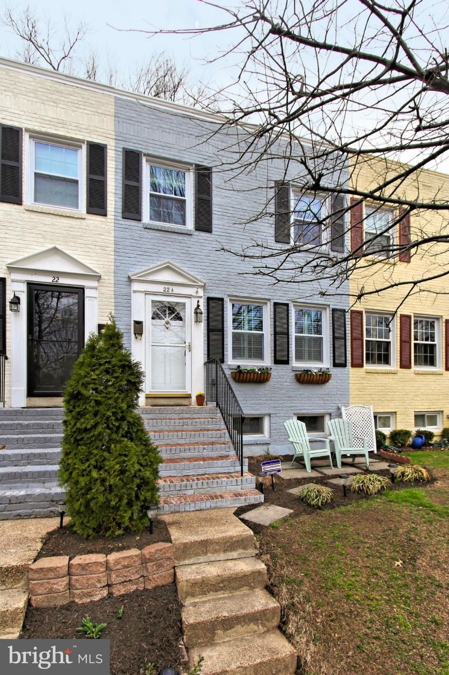 Beautifully updated & well kept 2 bed/2 bath 3 level Rosemont charmer. Warm wood floors, an opened up & renovated kitchen, plantation shutters, maximized closet & storage space & a gorgeous back deck with patio underneath. Walk out finished basement w/ built in bookcase & the list goes on. Quick walk to King Street Metro, Old Town & Del Ray. Hurry on this one!