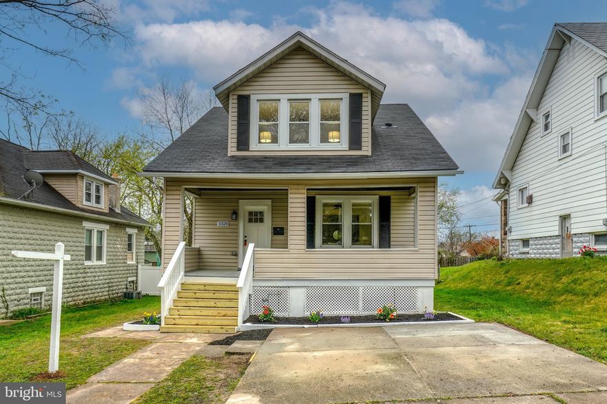 Absolutely beautiful newly remodeled 4-bedroom, 2 full baths detached home located on a tree line street in the Lauraville neighborhood.  Welcome in and take a tour into a semi-open floor plan featuring vinyl flooring in your large living room and spacious dining area. Walk into a gorgeous eat-in-kitchen with seating around a beautiful white quartz island for entertaining and boasting with all stainless-steel appliances. Plus, a bonus room off of the kitchen facing the rear to use for whatever your heart desires. Make your way upstairs on the 2nd level with carpeting throughout in 3 nice sized bedrooms, walk-in closets, ceiling fans and 1 full bath. Next move on down to the lower level fully carpeted, 1 bedroom, 1 full bath with walk-in shower. Recess lighting throughout on the 1st and lower levels.  After seeing the inside, now check out what the outside has to offer. Entertainment on the front and the rear with a large sitting front porch and a large rear deck. Plenty of space in the backyard for a Gazebo, picnic tables for cookouts and yards games for more fun. As you can see this home has lots of space for family and friends to enjoy. Close to public transportation, schools, churches, hospitals and restaurants.