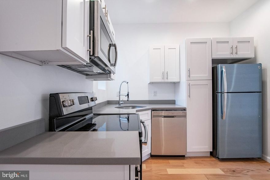 *Available 6/1!*

Don't miss the opportunity to live in this beautiful bi-level 3 bedroom, 1 bathroom apartment in the Cobbs Creek section of West Philadelphia, complete with central air, washer/dryer, and hardwood floors throughout. Your main level hosts a spacious kitchen and living area, with a white-painted exposed brick wall. The kitchen features stainless steel appliances, white cabinetry with elegant finishes, and a garbage disposal. The first bedroom offers plenty of closet space and has easy access to the private back patio. The bathroom features all white tile and a glass sliding door shower. Downstairs there is a secondary living area that connects to the two other bedrooms.

Lease Terms: Generally, 1st month and 1-month security deposit are due at, or prior to, lease signing. Landlord may require other terms such as last month’s rent upfront—$ 65 application fee per applicant. Tenants are responsible for: electricity, gas (if applicable), cable/internet, and a $10/mo technology fee. Water is a flat monthly fee of $90. Additional fees or requirements may be applicable for units with Homeowners or Condo Associations.  Landlord Requirements: Applicants to make 3x the monthly rent in verifiable gross income, credit history to be considered, have no evictions within the past 5 years, and must have a verifiable rental history with on-time rental payments. Exceptions to these criteria may exist under the law and will be considered. Cosigners will be considered.

*Cats permitted with owner approval. Sorry, no dogs. - $350 non-refundable pet deposit required.