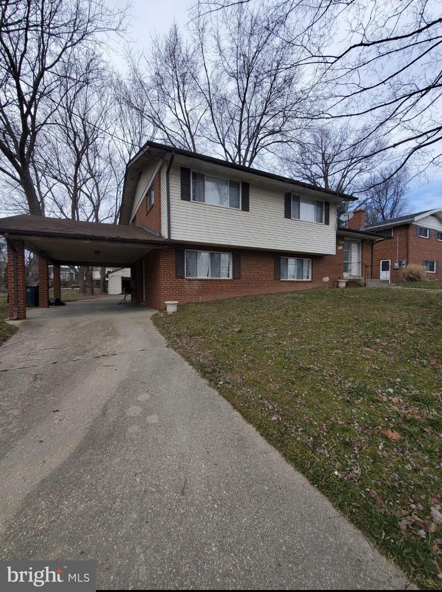 Embrace the spirit of DIY (Do It Yourself). There's plenty of potential for the savvy investor or first-time homebuyer. This charming Well built 1800sq ft Brick and siding Split level home, In well established Westchester Estates neighborhood features 4 bedrooms, 2.5 baths, and hardwood flooring. Large backyard for entertaining... Sold-As-Is. (No appliances) just off Branch Avenue. (convenient to the Beltway, DC and VA Needs work but the floor plan can be an Entertainers dream!  Generous lot has both a carport and garage further back. Seller will not make ANY repairs.