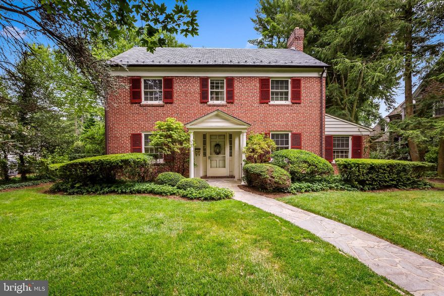 Lovingly maintained, traditional 3 bedroom, 2 ½ bath brick colonial sited on a beautiful, tree-lined street in historic Homeland. Welcoming formal living room with a wood-burning fireplace and the charming adjacent sunroom offers egress to a rear stone patio and sizable yard - all providing wonderful living and entertaining areas.  The gracious dining room and kitchen (complete with great storage and an adjoining breakfast room), offer both formal and casual dining areas. There is also access to the spacious rear yard via a side patio off of the kitchen.

The second level has a primary bedroom with an en-suite bathroom, plus two additional bedrooms and a hall bath. The third level could easily be converted to a 4th bedroom, playroom or home office/studio. The partially finished lower level is the perfect family room or recreation room, and the utility room has a laundry center along with ample additional storage. You’ll love the expansive, fully fenced rear yard complete with a stone patio, deck and a detached garage. Hardwood floors throughout much of the home. Located in the Roland Park school district, this home is close to the Homeland Lakes, Belvedere Square, area schools/universities, I-83 and more!  Be ready to make new memories and bring your personal touches to make this lovely, classic home your very own.