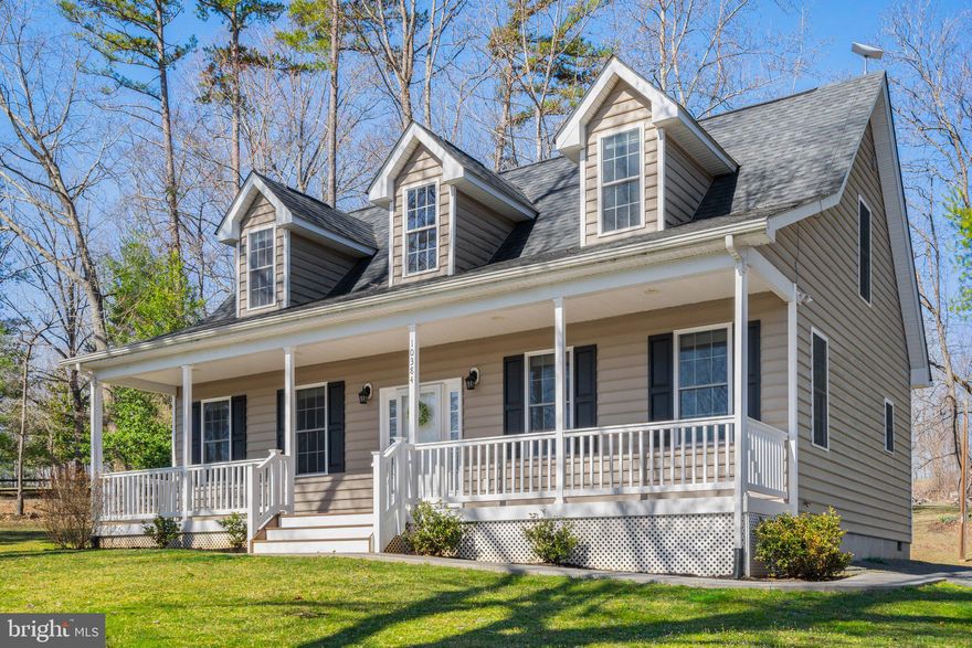 Nothing says "Home Sweet Home" quite like a Cape Cod, and this house simply overflows with stylish charm!   Seemingly right off the pages of Southern Living magazine, a breezy front porch offers a warm & inviting welcome.   Inside, the open floor plan shows off its high ceilings, luxurious floors, gorgeous granite & eye-catching white cabinetry.   The kitchen was designed to function as beautifully as it looks, with constant connection to family gatherings, so the designated chef is always part of the activity.  Stainless steel appliances are trendy & polished.   The stove, with double- oven feature, helps to hasten meal prep, and the sparkling stainless steel sink is a snap to clean!    We all know that less time working in the kitchen means more time to spend enjoying more leisurely activities!     At the end of the day, the main level owner’s suite is a peaceful sanctuary, with an upscale spa-like bathroom.    Upstairs, slanted ceilings and  enticing window nooks add architectural interest to the 2nd & 3rd bedrooms, which share a well-appointed full bathroom.     At just .59 acres, this "not-too-big" lot in the country offers peaceful space to enjoy with nearly care-free maintenance.     And, its a short drive to all the conveniences of town.  You’ll never run out of reasons to love living in Culpeper.  Still known for its deep history, farming community and friendly, small-town charm, it was recently named “One of the Best Small Towns in Virginia” by Travel & Leisure.    To fully appreciate the charm of  this sweet cottage and the surrounding scenery, you will surely want to schedule a private tour!    Please ask for a detailed brochure!    High speed internet is available via Starlink (router & satellite convey).  No covenants, No HOA.