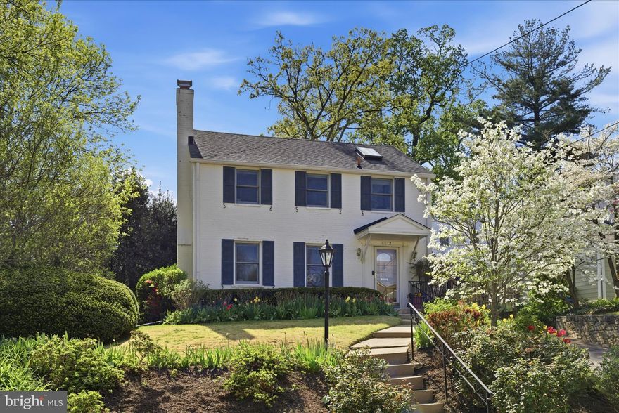Welcome home to 8512 Hazelwood Road, a charming 3 bedroom/2 bath classic home on the market for the first time in over 50 years. Perfectly located in the cutest residential neighborhood just minutes from the National Institutes of Health, downtown Bethesda, and major roadways, this home sits atop a small hill, crowned by brilliant azaleas and other mature shrubbery. But the inside of this home is what will steal your heart. Gleaming hardwood floors in every room on the first two floors and not one but two fireplaces, including one in the spacious great room, which connects to the open kitchen and to the backyard patio, making it the perfect spot for a family room and/or entertaining. Designed traditionally with three bedrooms and one full bath upstairs, the home also has a partially finished basement with laundry, storage, and plumbing hook up for a 3rd bathroom.