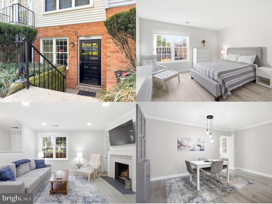 Located in desirable Woodwalk, this light-filled, one-level home offers an open floor plan designed for comfortable living and easy entertaining. The shared living and dining areas create an inviting space centered around a cozy fireplace, with abundant natural sunlight throughout.

The fully updated kitchen features new quartz countertops, abundant new cabinetry, a full-size washer and dryer closet, and a walk-out to a private fenced backyard with a stone patio—perfect for morning coffee or evening grilling.

The home offers two spacious primary bedroom suites, each with generous closet space, along with LVP flooring throughout and plenty of additional storage.

Outdoor enthusiasts will love being just minutes from Burke Lake Park and Lake Barton, where you’ll find scenic trails, fishing, water views, and even mini golf.

The home includes one assigned parking space (#6) with plenty of additional visitor parking available.

Residents of Woodwalk and Burke Centre enjoy a wide variety of community amenities, including five outdoor pools (membership fees apply), tennis, volleyball and basketball courts, tot lots, jogging and biking trails, and five community centers.

George Mason University is less than 10 minutes away, and everyday shopping is convenient with Giant, Target, and Walmart all nearby. Commuters will appreciate the easy access to Fairfax County Parkway, Route 123 (Ox Rd), and Burke Centre Parkway, providing quick connections to the bus line, Burke Centre VRE Station (1.1 miles away), I-495, and the Metro.