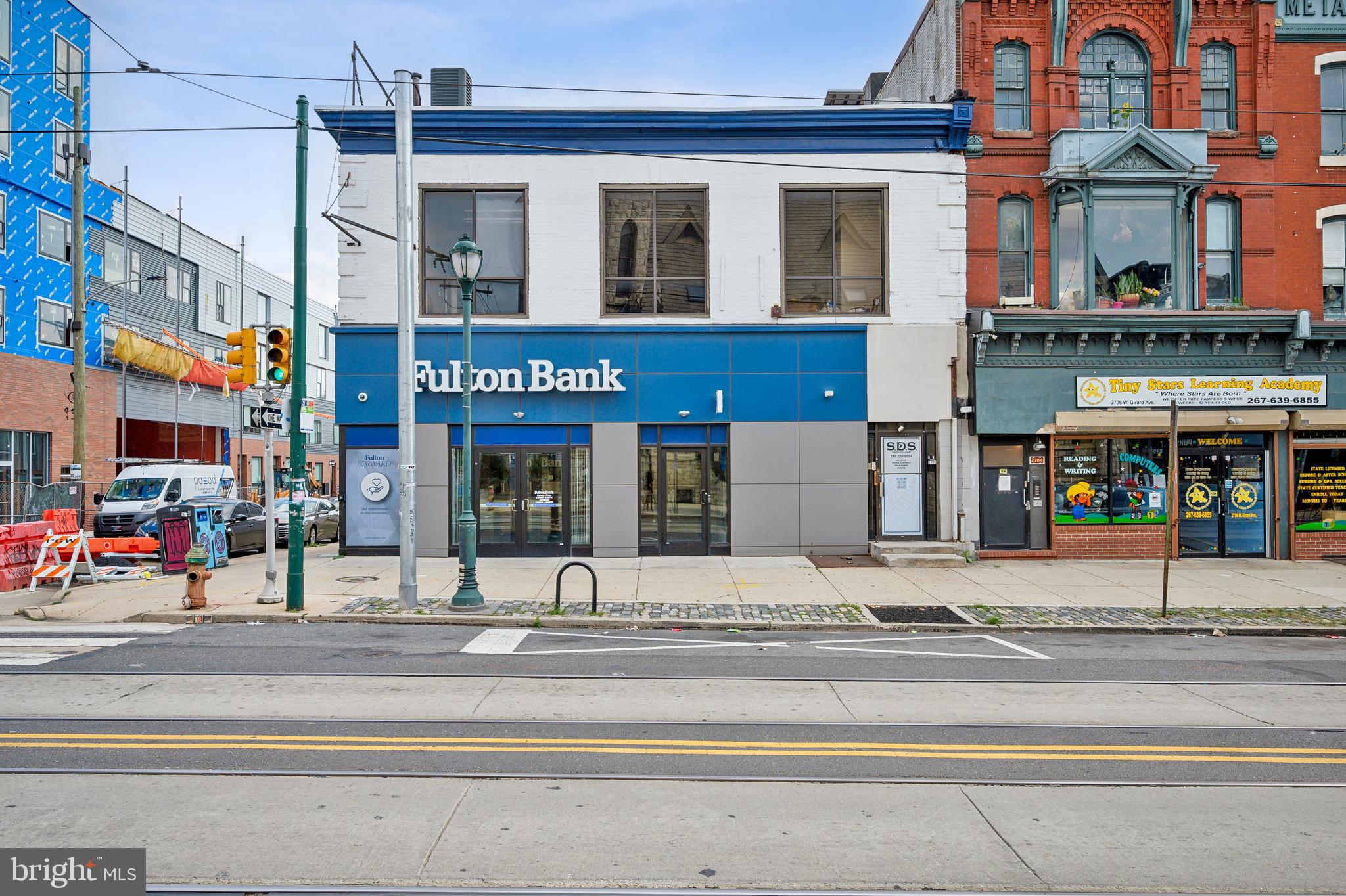 8,000 SF. CMX25 building, 100% Leased Retail Building located in Brewerytown, ($256.02/SF) 7.50% Cap Rate. Brewerytown is a rapidly developing neighborhood of North Philadelphia. The Property recently underwent an exterior and interior renovation in 2018-2019, limited exposure to future deferred maintenance. Fulton Bank has more than 5 years remaining on a NNN* lease and ownership recently executed a new, 7-year lease with one five-year renewal - with significant rent increases during the initial term and annual increases in the option period - with a dance studio tenant for the second floor space. INVESTMENT GRADE CREDIT TENANT
Headquartered in Lancaster, PA, Fulton Bank is a publicly traded (NASDAQ: FULT), investment grade credit rated tenant with a Baa2 rating from Moody’s and over $26B in total assets. More than 50% of Fulton's location footprint is in the Greater Philadelphia area and they have targeted Philadelphia as a significant growth market. RETAIL CORRIDOR - Girard Avenue is quickly becoming a main retail corridor with numerous restaurants and shops between 26th and 30th streets in addition to surrounding national retailers like ALDI, Fine Wine & Good Spirits, Dollar Tree and Boost Mobile. More information and brochure available upon request. Fulton Bank Pro-Rata Share of Taxes, Insurance and CAM = 60%