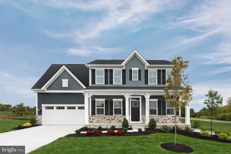 Absolutely stunning single-family home with ample space for the family and friends! The To-Be-Built POWELL, at Burwell in Martinsburg, sets the stage for great living! Enter through a charming front porch or your 2-car garage. Inside, an open floorplan is designed for how today's families live. This open floorplan allows you to prep dinner at the gourmet kitchen island, which overlooks the dining and family rooms. The versatile flex space can be used however you like, including a home office. Upstairs, your luxurious and spacious owner's suite includes two massive walk-in closets and a walk-in shower with optional soaking tub and double bowl vanity in the owner's bath. 3 additional bedrooms and a full bath offer total comfort for your family and/or guests. The Powell is pure luxury.  Add a covered rear porch to enjoy your beautiful outdoor space and relish immediate use of your entirely-sodded lawn.  Optional basements are available.  Burwell is an established community w/ spacious homesites.  Just 5 mins to I-81 and 45 mins to Frederick, MD and Winchester, VA.   Closing Cost Assistance available w/ seller's preferred lender. Note:  Photographs are representative only and homesite premiums may apply.