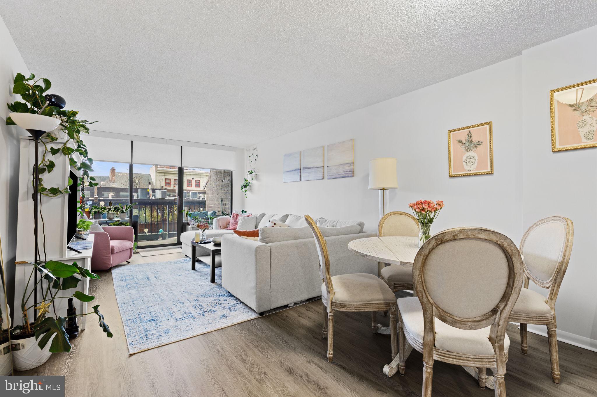 All utilities included!!! Can be rented furnished for additional fee. Available June 1st.
Discover Philadelphia living at its finest in this beautifully updated 1-bedroom, 1-bathroom apartment, in the heart of Washington Square West. Situated in Independence Place, this 940 sq ft residence offers a blend of modern amenities and convenience.
Unit Highlights:
Spacious Layout: Open-concept design with a welcoming foyer leading into a bright and airy great room.​
Gourmet Kitchen: Fully equipped with stainless steel appliances, quartz countertops, ample cabinetry, and a breakfast bar—perfect for entertaining.​
Natural Light: Floor-to-ceiling windows throughout, with sliding glass door access to your private balcony.
Comfortable Bedroom: Huge bedroom with generous closet space including a walk-in.
Renovated Bathroom: Features vanity with storage, tile flooring, and a shower/tub combination.​
In-Unit Laundry: Convenient stackable washer/dryer located in a dedicated utility room
Building Amenities:
24-hour doorman and concierge services for added security and convenience.​
Recently renovated lobby with a state-of-the-art fitness center on the main level.​
On-site management
Prime Location:
Enjoy the vibrant lifestyle of Washington Square West, with easy access to Independence National Historical Park, Society Hill, and a variety of dining, shopping, and entertainment options. Public transportation is readily available, and major highways are just a short drive away.​
Rental Details:
Rent: $2,350/month​, first and security due at lease signing
Parking: on-site parking with direct access to the building, subject to availability and a monthly fee.
No Smoking