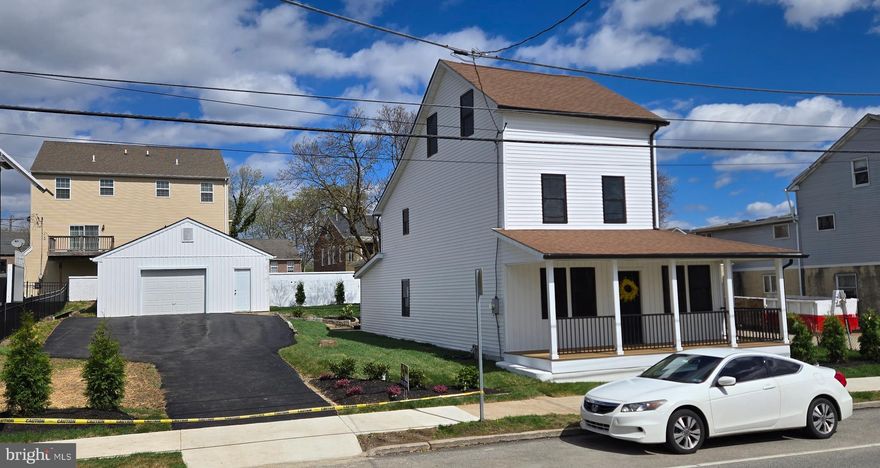 Stunningly remodeled 3 BR/2.5 BA, 2.5 story home w/oversized garage, just outside Conshohocken Boro. From the full width covered front porch, enter the Living Room and you'll see the open floor plan with line of sight all the way to the rear of the home. On this level you'll find a Living Room, Sitting room, Play room, Dining area, Gourmet Kitchen w/access to a full length concrete patio, laundry room, & Half Bath for your convenience. Everything here is new, from the wiring, plumbing, and HVAC to the windows, siding, & roof. Up on the 2nd level is a completely remodeled Hall Bath w/Tub-Shower, 2 comfortable Bedrooms and at the end of the hall there is an entrance to your En Suite Full Bath and stairway to the generously sized 3rd Floor Primary Bedroom. Entertaining friends and family will be a joy in this space, with access from the Kitchen w/Breakfast bar, through the sliders to the expansive concrete patio. You'll never feel disconnected from your guests here. In addition, you're minutes from Conshohocken Boro and all that it has to offer with it's shopping, eateries, and nightlife. Come see this home today, and make it your own.