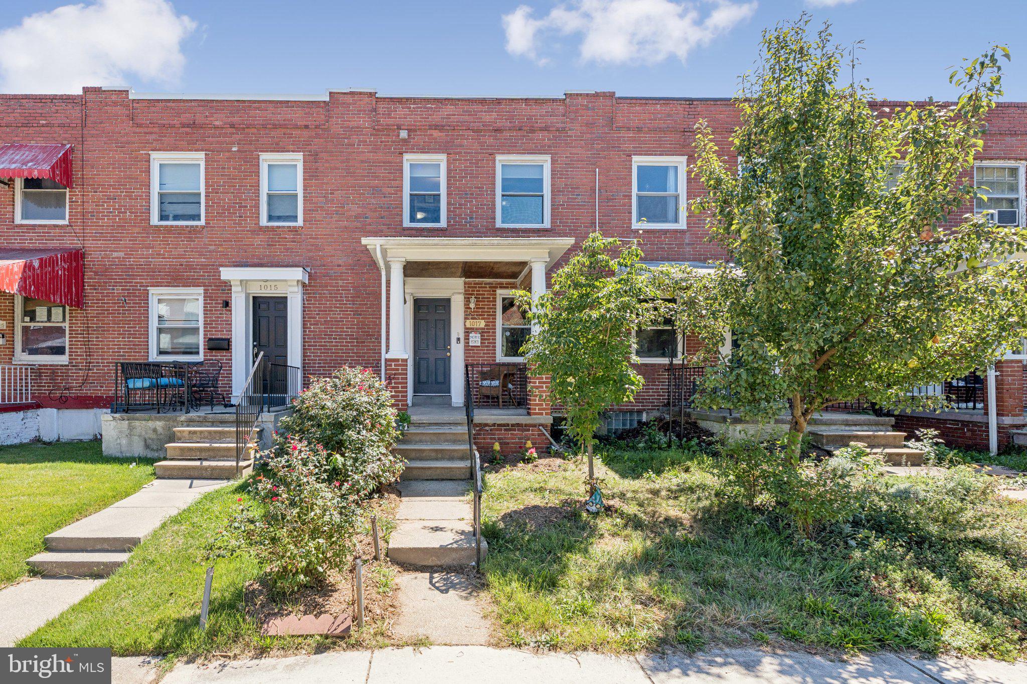 Located in the Baltimore neighborhood of Hoes Heights, this three-bedroom, two full bath home is ideally situated between Hampden and Roland Park, within a short distance of multiple amenities. As you arrive you are welcomed by the quaint covered front porch where you can relax and enjoy your morning coffee. The main level includes a well-appointed living room with a ceiling fan and hard wood floors that flow seamlessly into the dining area. The dining area opens up to the peninsula style kitchen that is great for entertaining. It includes granite tile countertops and maple cabinets. Plus, all the appliances have been updated within the last five years. The second floor boasts a spacious light filled rear bedroom with two ceiling fans and two closets. It also includes a functional full bathroom. The secondary bedroom has a ceiling fan and built in shelving that could also be utilized as an office or reading room. The versatile finished lower level includes a full bath with a walkout. Create your very own spacious primary suite, utilize it as an extra living or entertaining space, or use it as an office if you work from home. The fenced in rear yard really allows you to feel like you are in your very own private oasis. Enjoy dinner this Fall on the patio under the lights or try your hand at gardening this coming Spring. Includes a shed for added storage space. Some additional updates include replacing the water heater (2021), refitted the furnace motor (2019), and poured a new concrete patio in the rear yard (2022). Conveniently located within minutes of Greenspring Town Square shopping center and the Rotunda. Steps to the Roland Water Tower and close proximity to everything on the “Avenue” in Hampden. Easy access to Falls Rd and I-83. Where charm meets convenience, you don’t want to miss this one. Schedule your showing today.