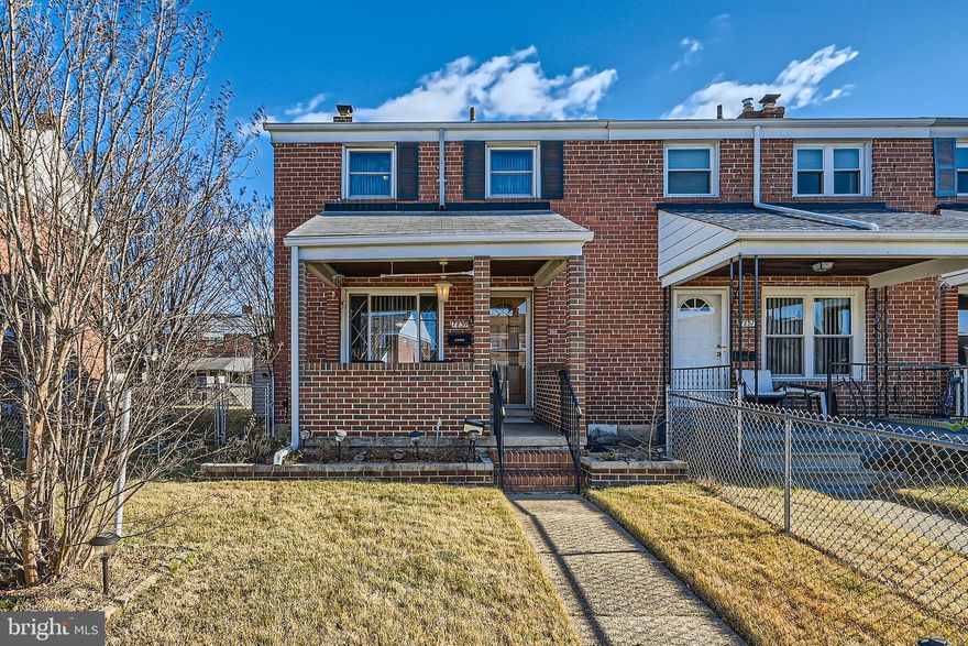 Welcome to this charming 3-bedroom, 1 ½ bath end-of-group rowhome nestled in the heart of the desirable Charlesmont neighborhood! As you step inside, you'll be greeted by a spacious living room with tons of natural light shining through that flows effortlessly into the separate dining room and a well-appointed kitchen, complete with ample cabinet and counter space. The kitchen opens up to a bright 4-season room, perfect for family gatherings. With an abundance of windows, this space is filled with natural light and fresh air, making it an ideal spot for cookouts, even in inclement weather. Upstairs, you'll find a generously sized primary bedroom with two additional spacious bedrooms, all sharing an updated full bath. The lower level, currently used as a family/rec room, offers great versatility and can easily serve as a 4th bedroom or a home office, whatever suits your needs, along with a half bath and a separate laundry/storage room. Additional peace of mind comes with the HVAC system, which is less than 5 years old, providing efficient heating and cooling for year-round comfort. Also, brand new HWH 2024. Set on a large corner lot, this home boasts a fully fenced yard, side shed, and a brick column carport for one car, providing ample outdoor storage and parking options. Enjoy your morning coffee on the cozy covered front porch, a perfect place to relax and unwind. Commuting is a breeze with easy access to major routes, shopping, and dining, making this location even more desirable. So, what are you waiting for?  Come take a tour and make this GEM your new home!