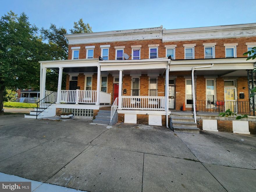 ONLINE AUCTION: Bidding begins 12/13/2024 @ 11:00 AM. Bidding ends 12/17/2024 @ 12:00 PM. List Price is Suggested Opening Bid. 2 Story Porch-Front Townhouse located in the Walbrook area of Baltimore City. Residents can enjoy the nearby attractions such as Gwynns Falls Park, Coppin State University, Mondawmin Mall, & Leon Day Park. Property is Vacant. Easy Access to Major Traffic Artery North Ave. Deposit: $10,000.