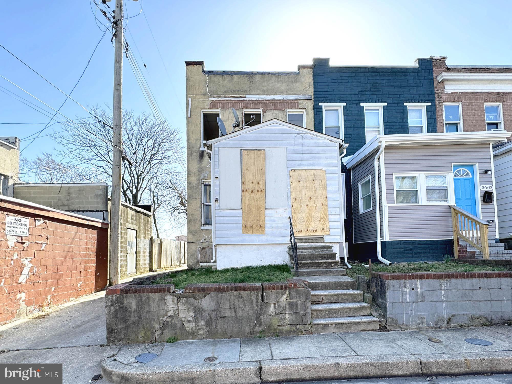 ONLINE REAL ESTATE AUCTION!! Online Bidding Opens - Tuesday, April 29, 2025. Bidding Closes - Thursday, May 1, 2025 at 1 PM. List price is opening bid only. 3601 9th Street is located in the Brooklyn neighborhood of south Baltimore, one block south of E. Patapsco Avenue. The surrounding neighborhood is a mixture of townhomes, single family detached homes and garden apartments. The community was shaped by the shipping industries surrounding it and has the advantages of living in a large metropolitan city with the comfort of a small town. Patapsco Avenue features retail, dining and entertainment options, as well as the Enoch Pratt Community Library (0.5 mile). Close by on Ritchie Highway are large chain stores, restaurants and community services. Major employers in the area include MedStar Harbor Hospital (1.9 miles) and the Maryland Cruise Terminal (3.2 miles), in addition to local industrial jobs within the community. Brooklyn provides commuters easy and convenient access to major highways, including I-95 (3 miles), I-695 (2.3 miles) and I-895 (0.9 mile). Bus and other public transportation methods are available on both Ritchie Highway and E. Patapsco Avenue.